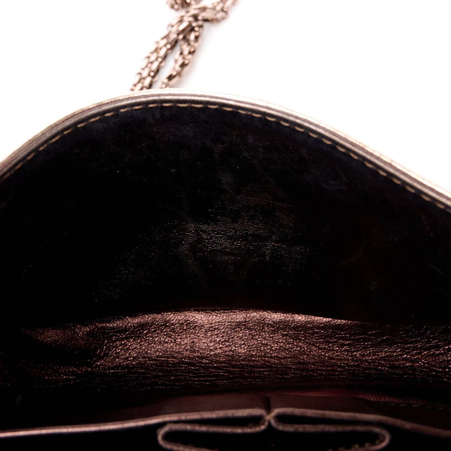 Metallic Aged Calfskin Quilted 2.55 Reissue 224 Flap Light Pink