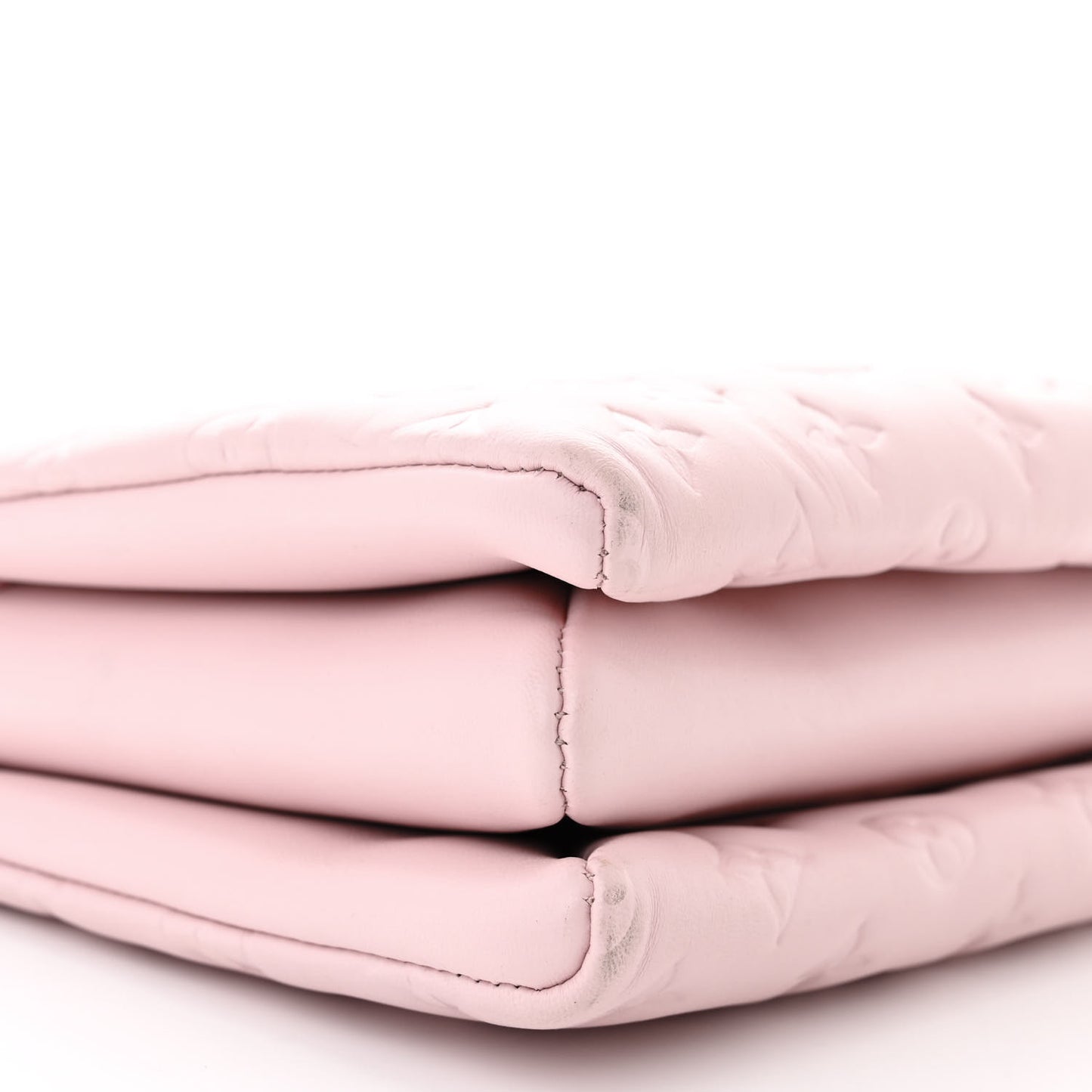 Lambskin Embossed Monogram Coussin PM Rose