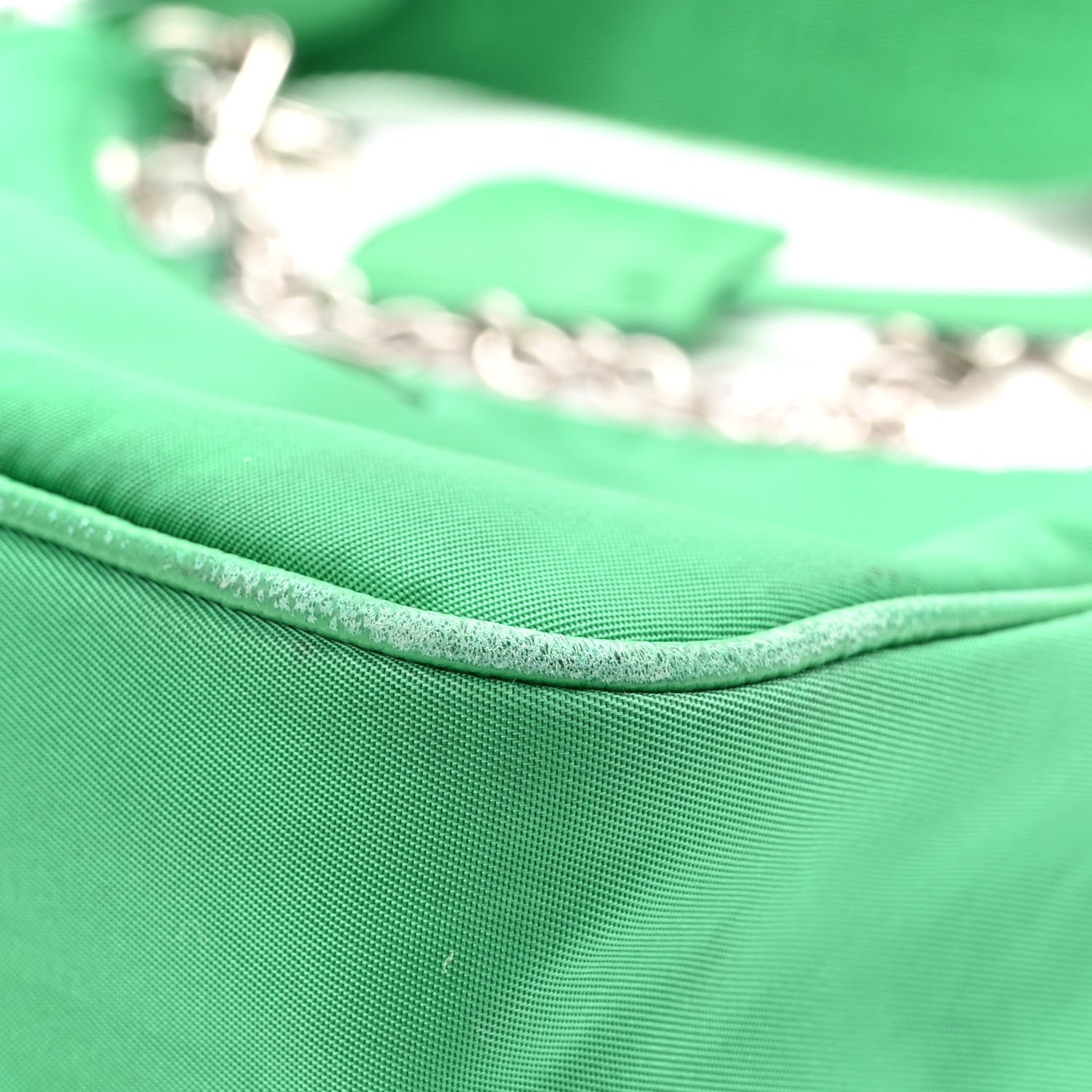 Prada Nylon Re-Edition 2005 Shoulder Bag Menta 9 of 9