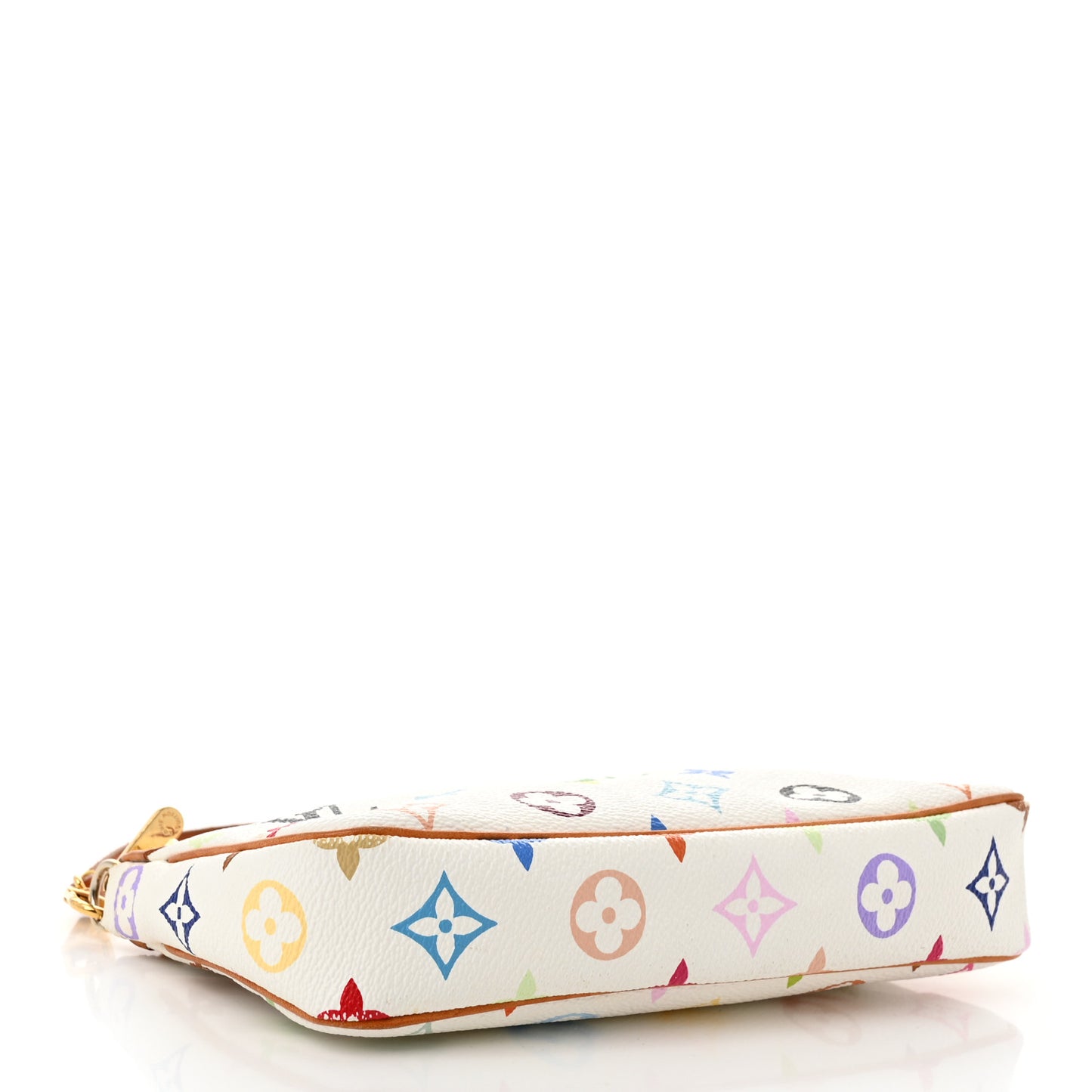 Monogram Multicolor Pochette Accessories White