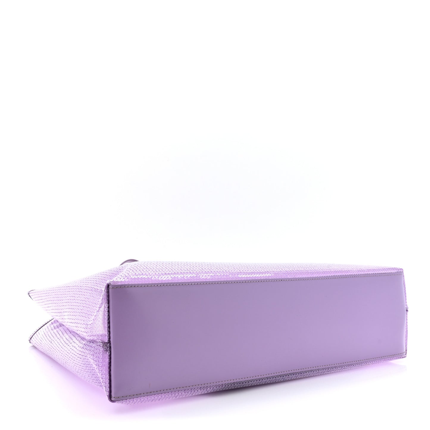 Mesh Paillettes Spazzolato Logo Shopping Tote Lilium