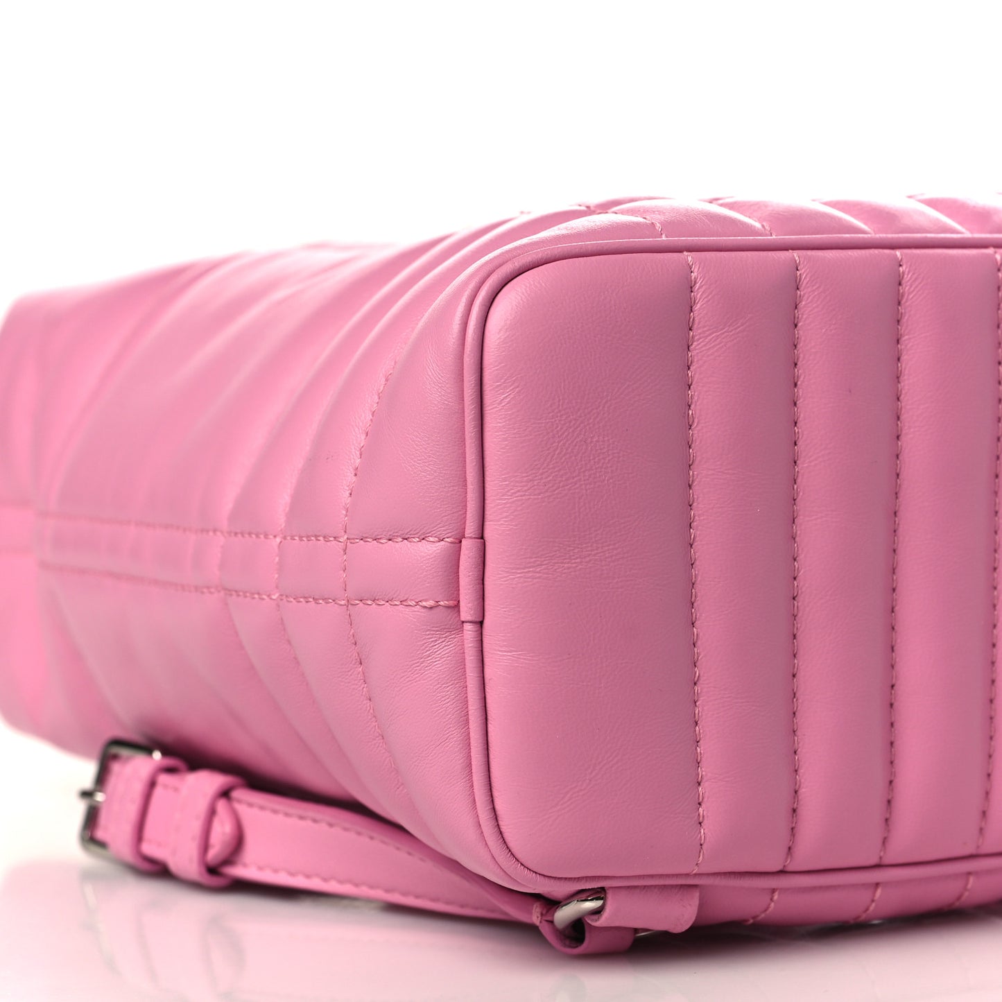 Lambskin Quilted Mini Lola Backpack Primrose Pink