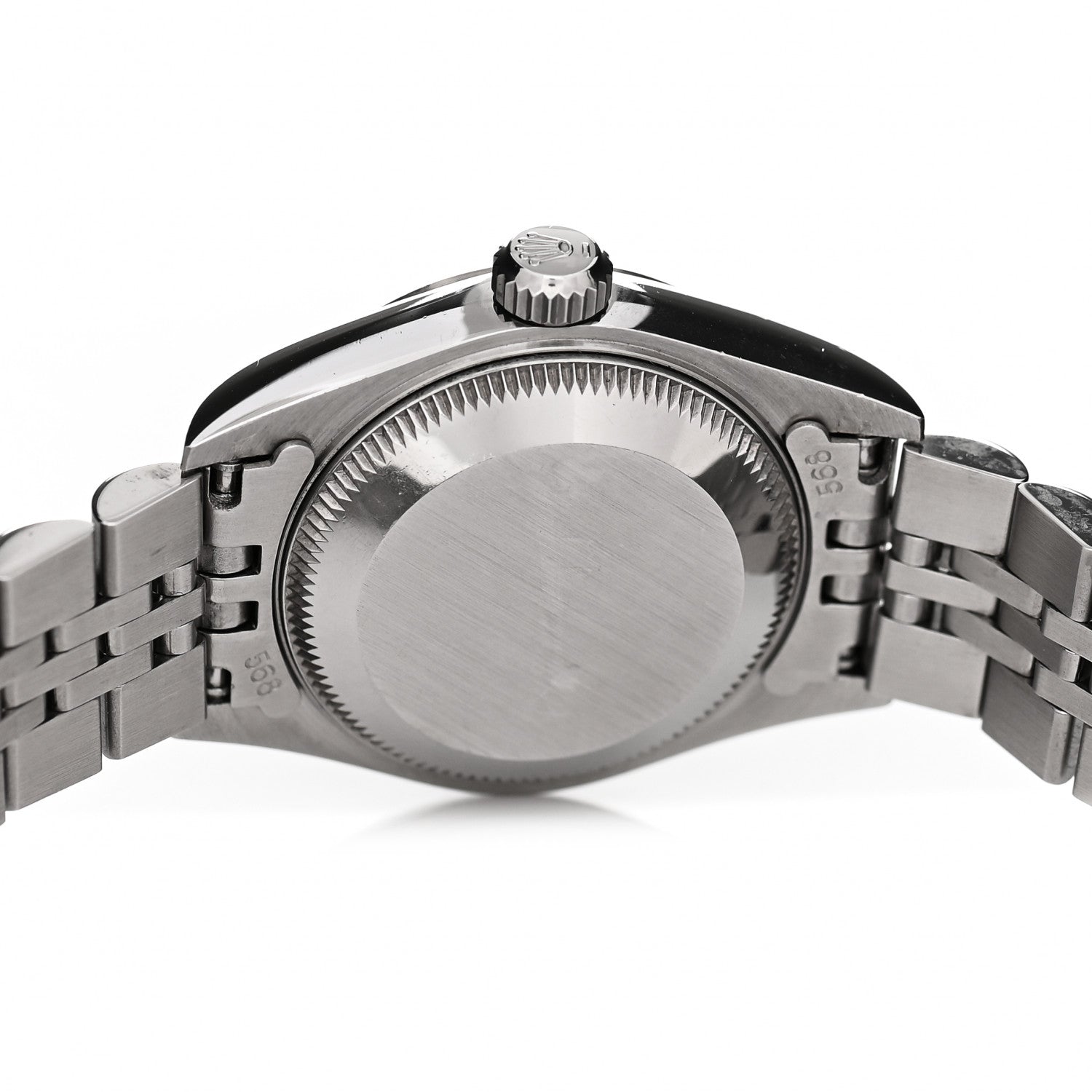 Rolex Stainless Steel 18K White Gold 26mm Oyster Perpetual Datejust Watch Silver 69174 3 of 3