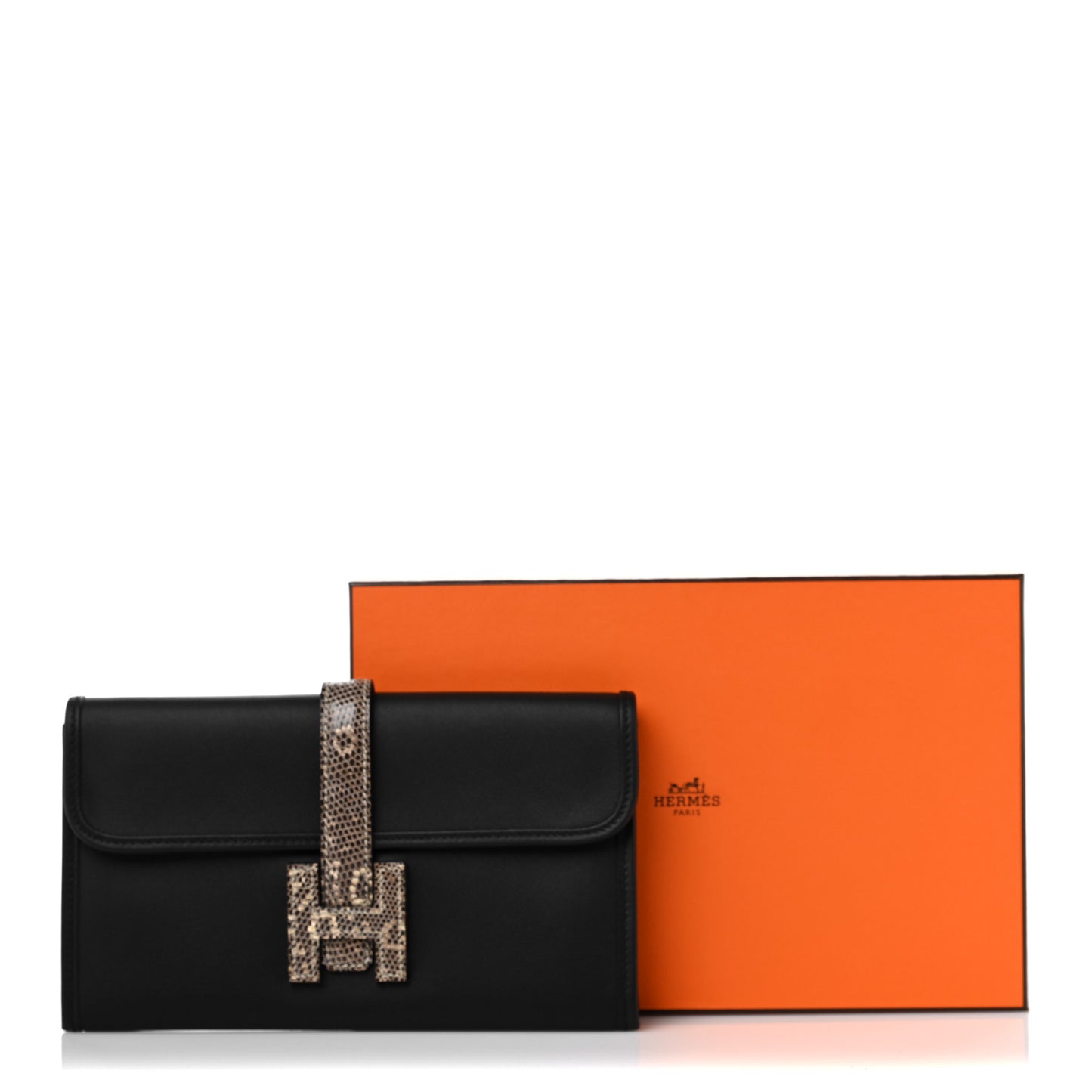 Swift Lizard Jige Touch Duo Clutch Black Ombre