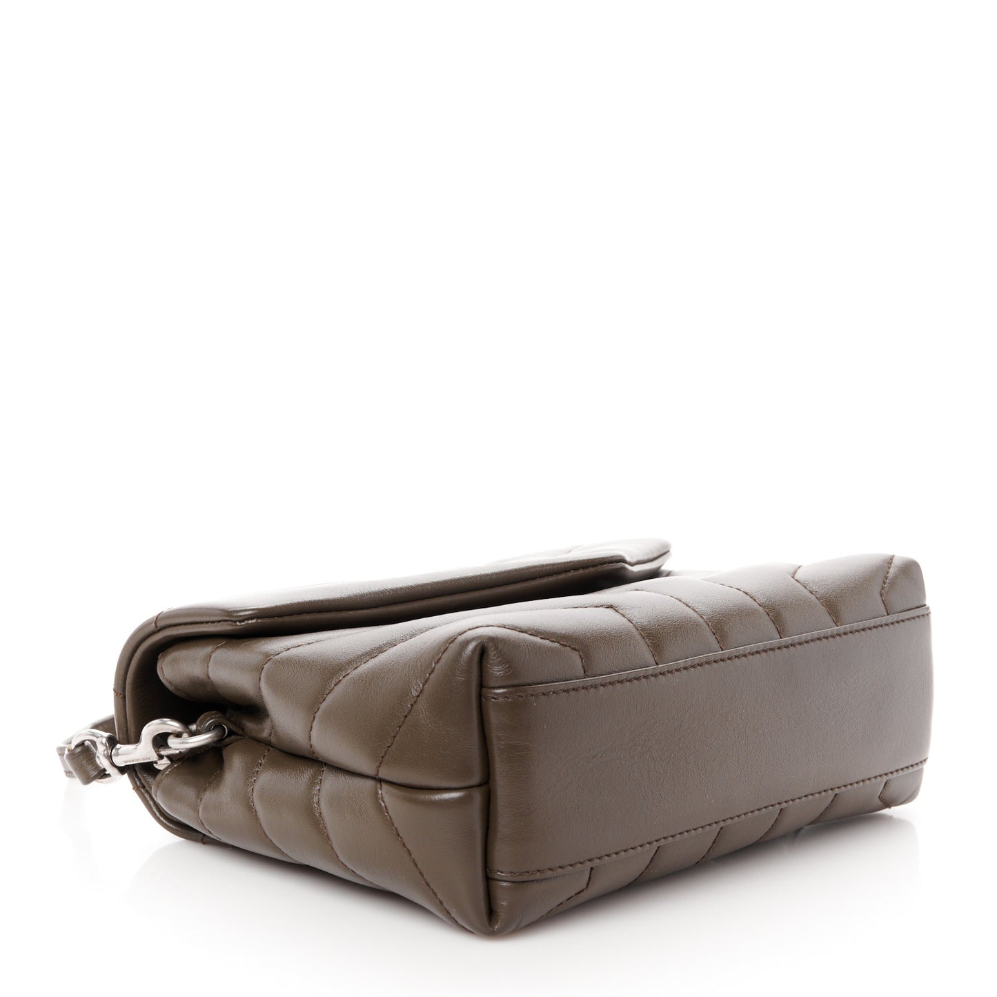 Calfskin Y Quilted Monogram Toy Loulou Crossbody Bag Faggio