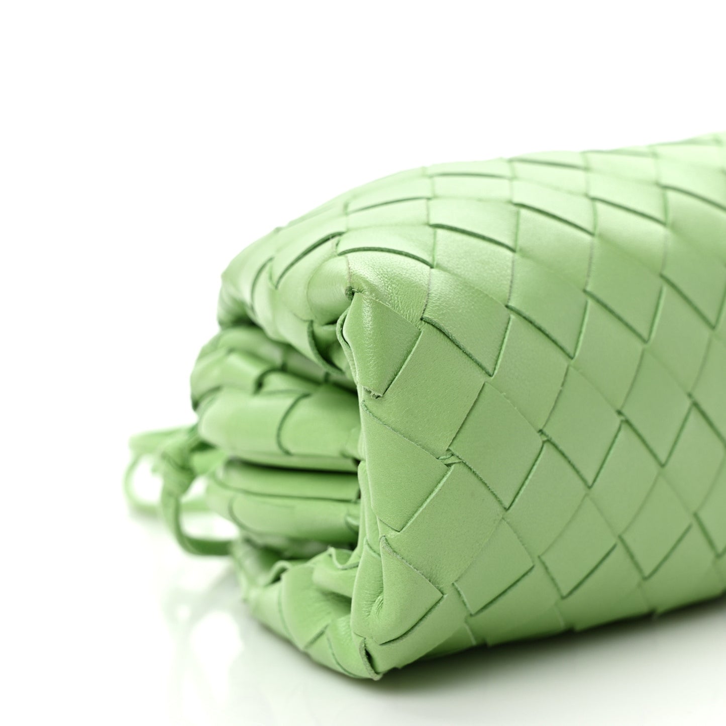 Nappa Intrecciato The Mini Pouch Pistachio