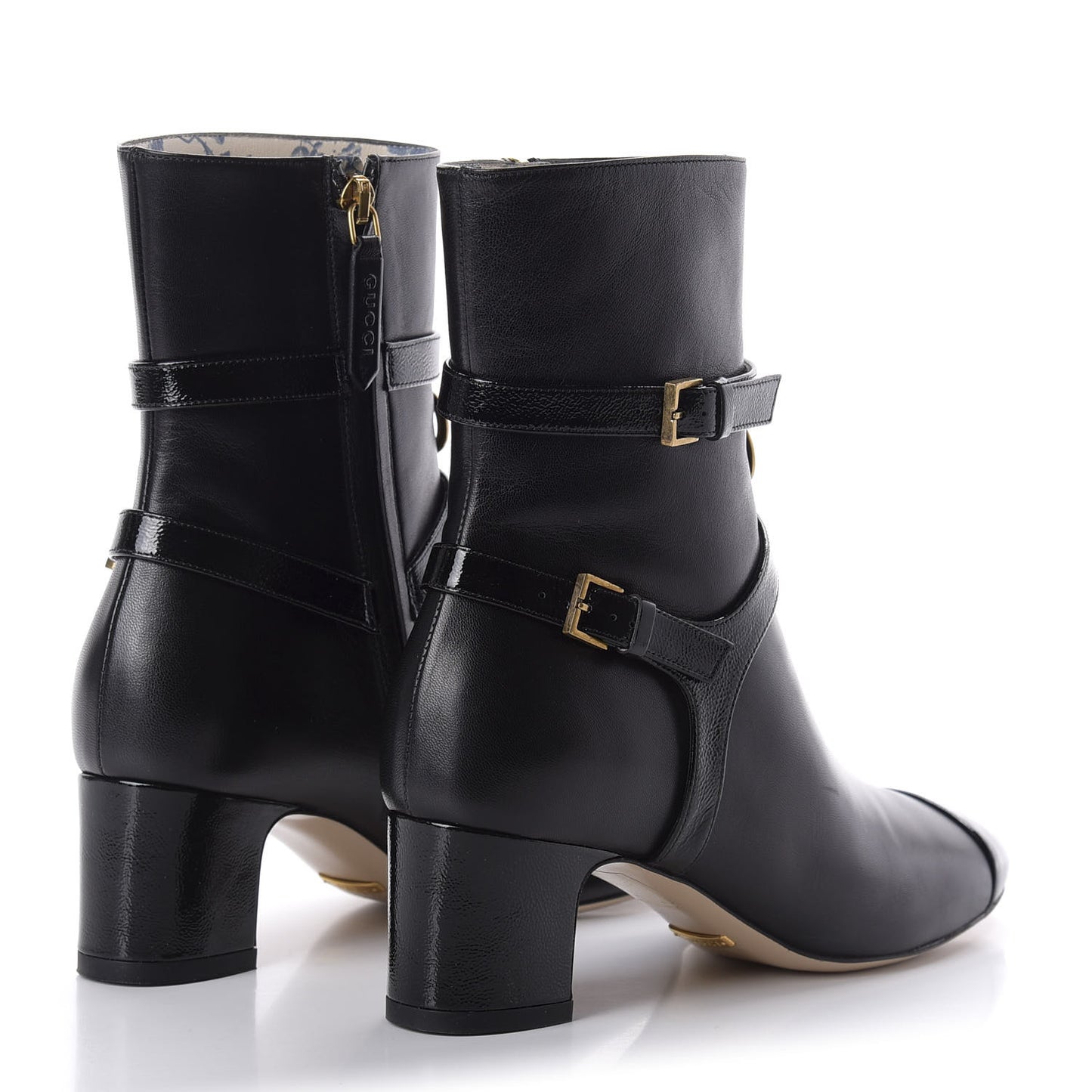 Malaga Kid GG Geraldine Cap Toe 55mm Ankle Boots 35.5 Black