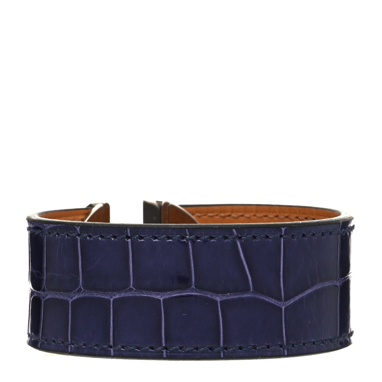 Shiny Alligator 2002 Bracelet T2 Bleu Encre