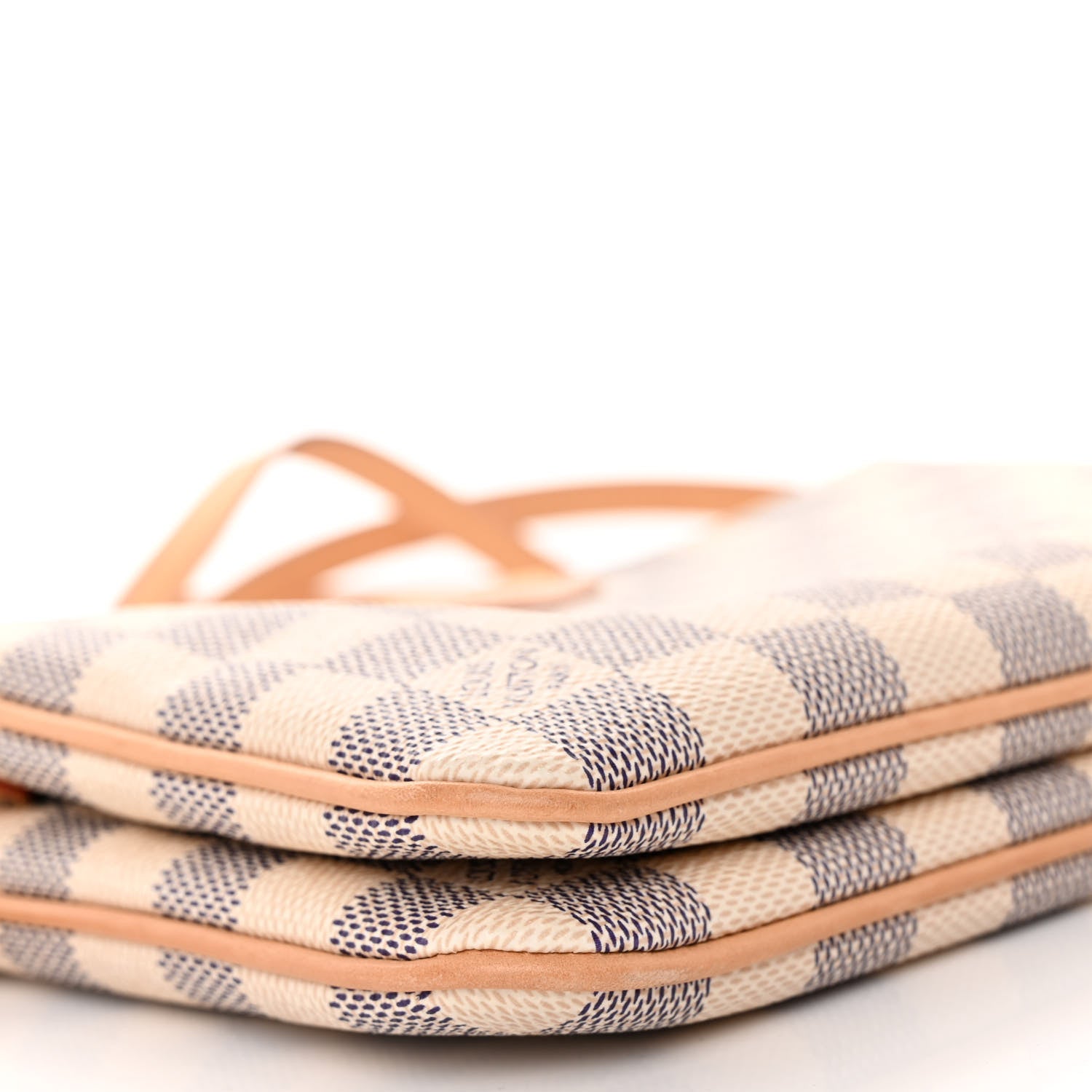 Louis Vuitton Damier Azur Double Zip Pochette 10 of 11