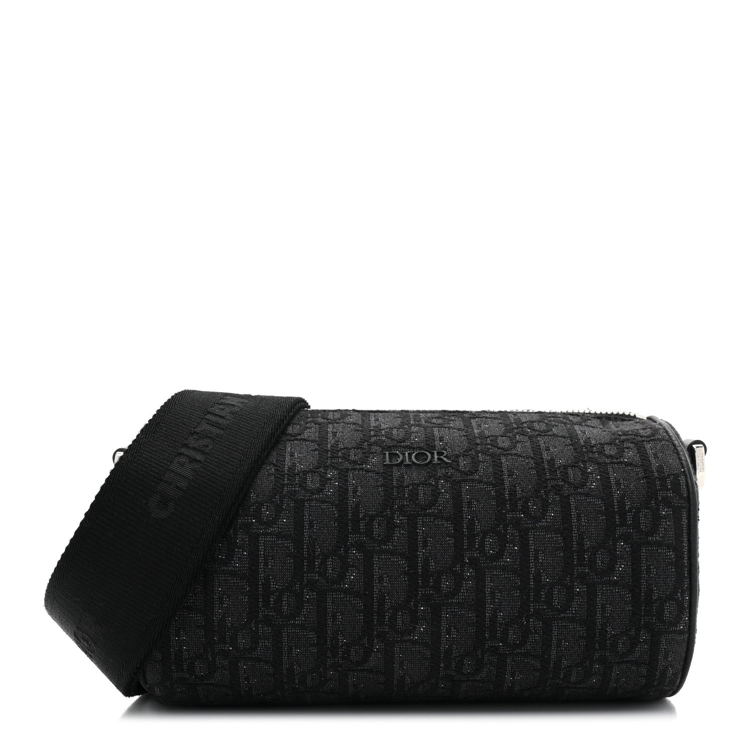 Christian Dior Oblique Roller Messenger Bag Black 1422969 