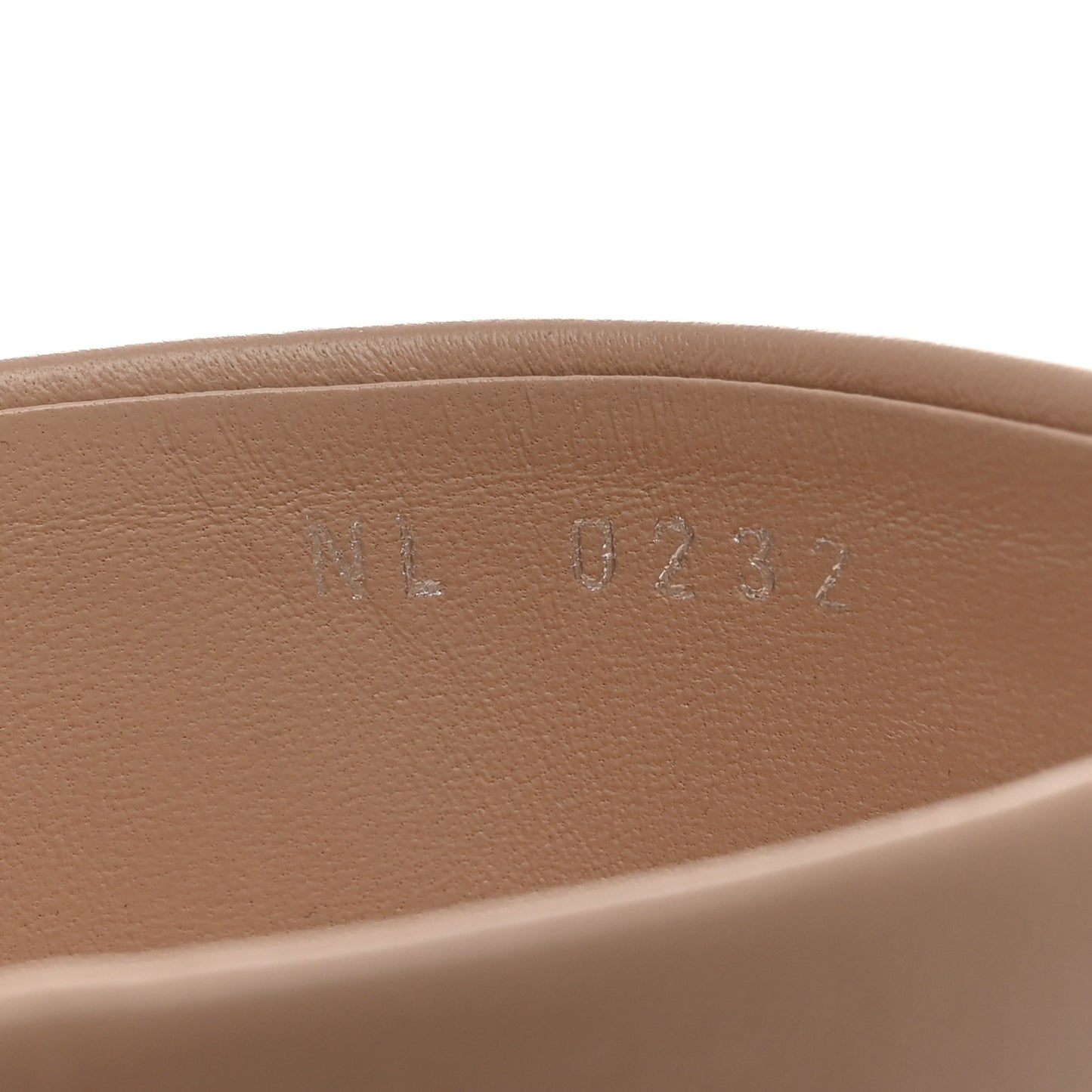 Lambskin Embossed Monogram Drapy Flat Thong Sandal 37 Beige