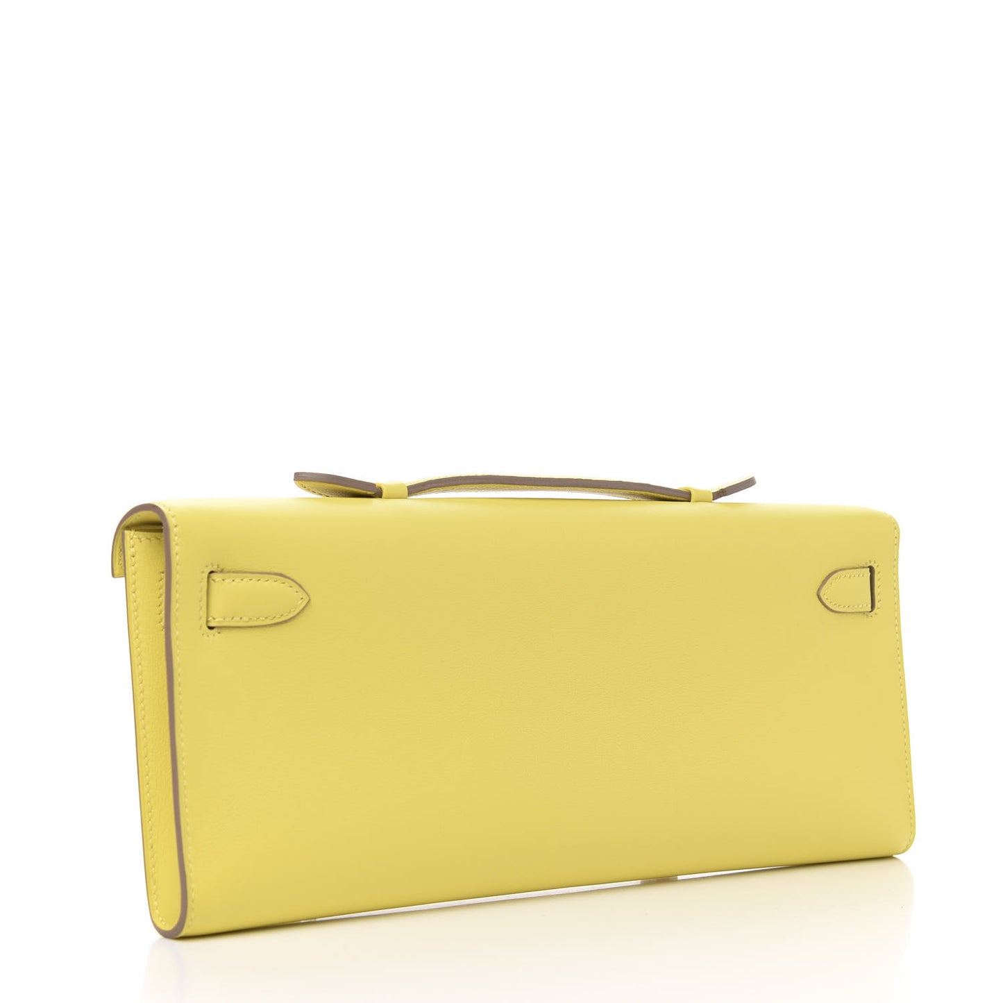 Swift Kelly Cut Clutch Pochette Lime