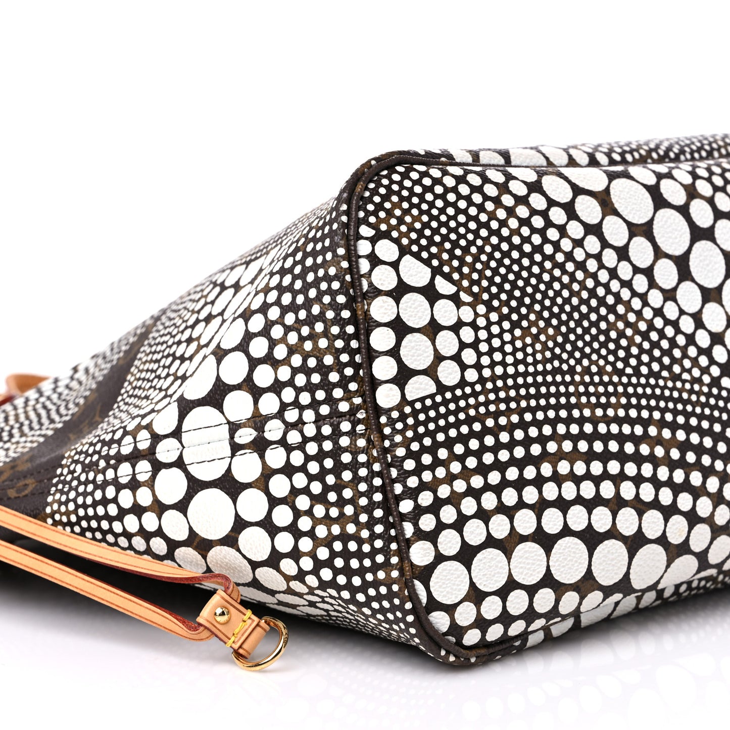 Monogram Kusama Waves Neverfull MM White