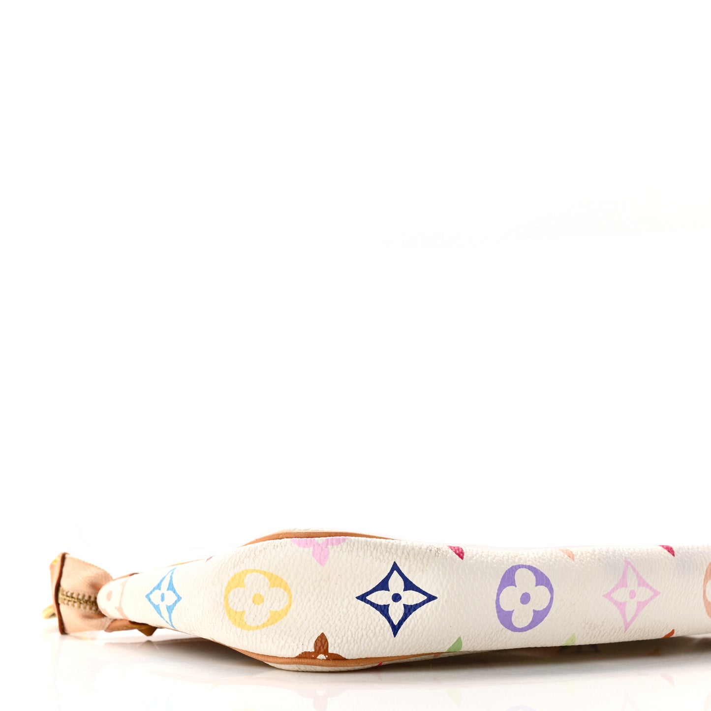 Monogram Multicolor Pochette Accessories White