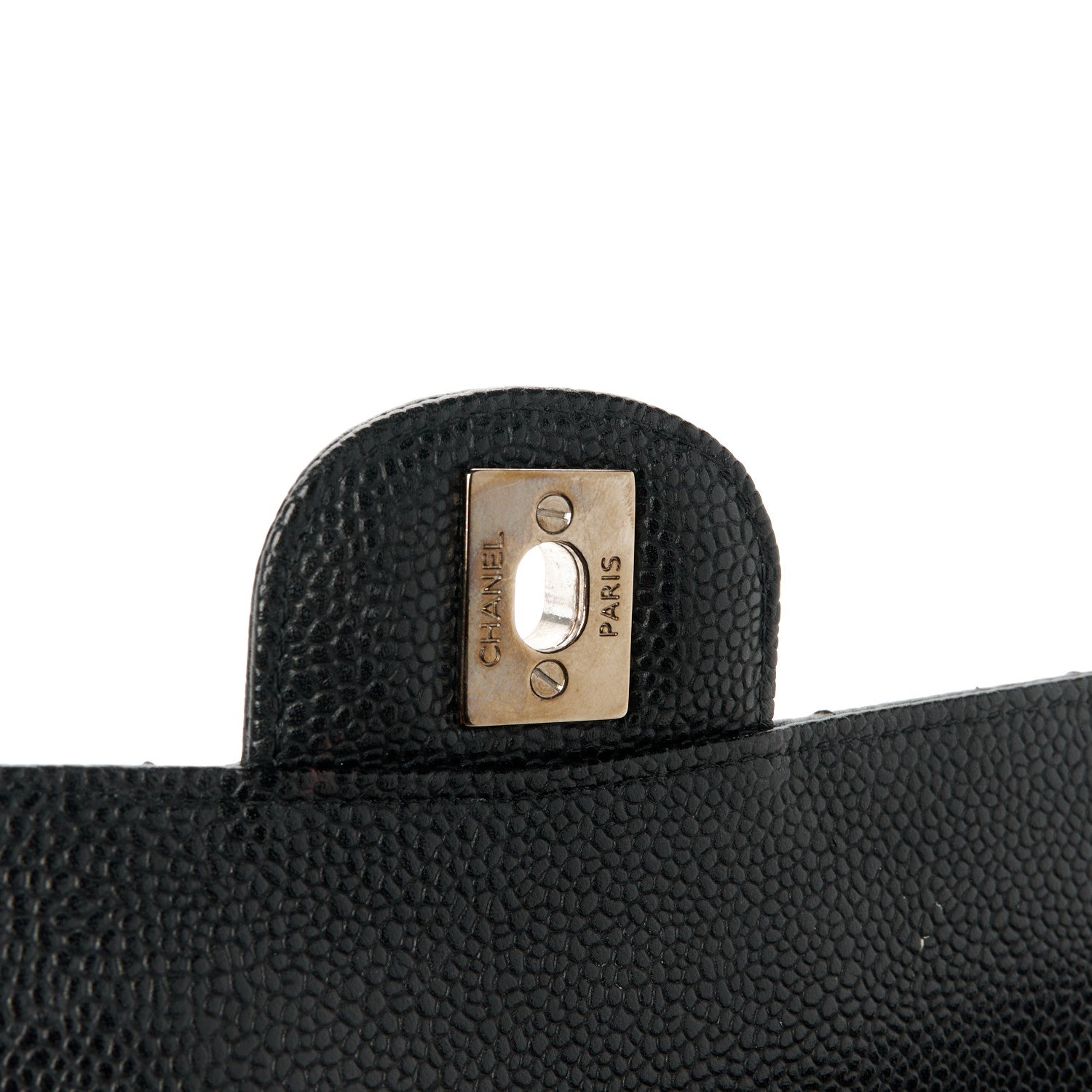 Chanel Caviar Quilted Medium Double Flap Black 7 of 11