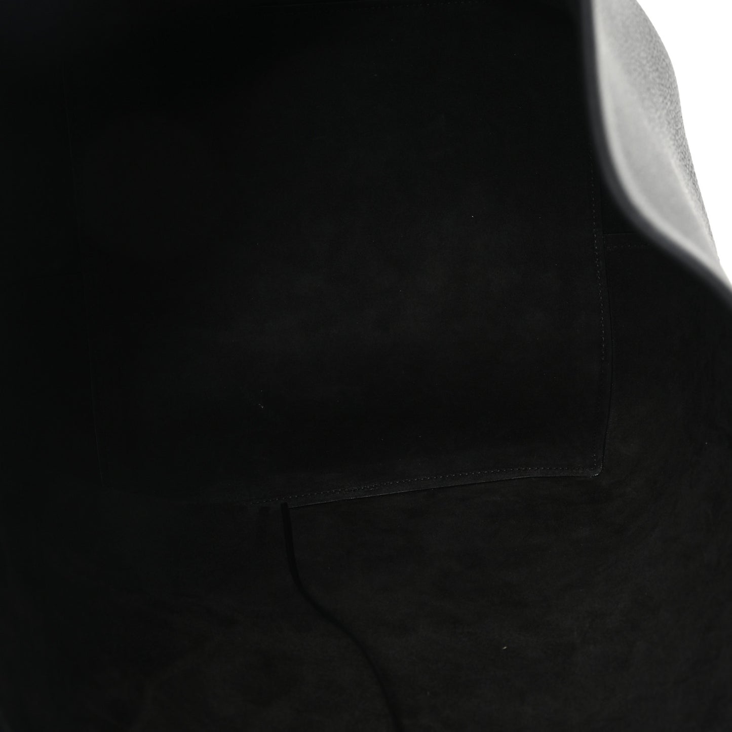 Grained Calfskin Park Tote Three Black