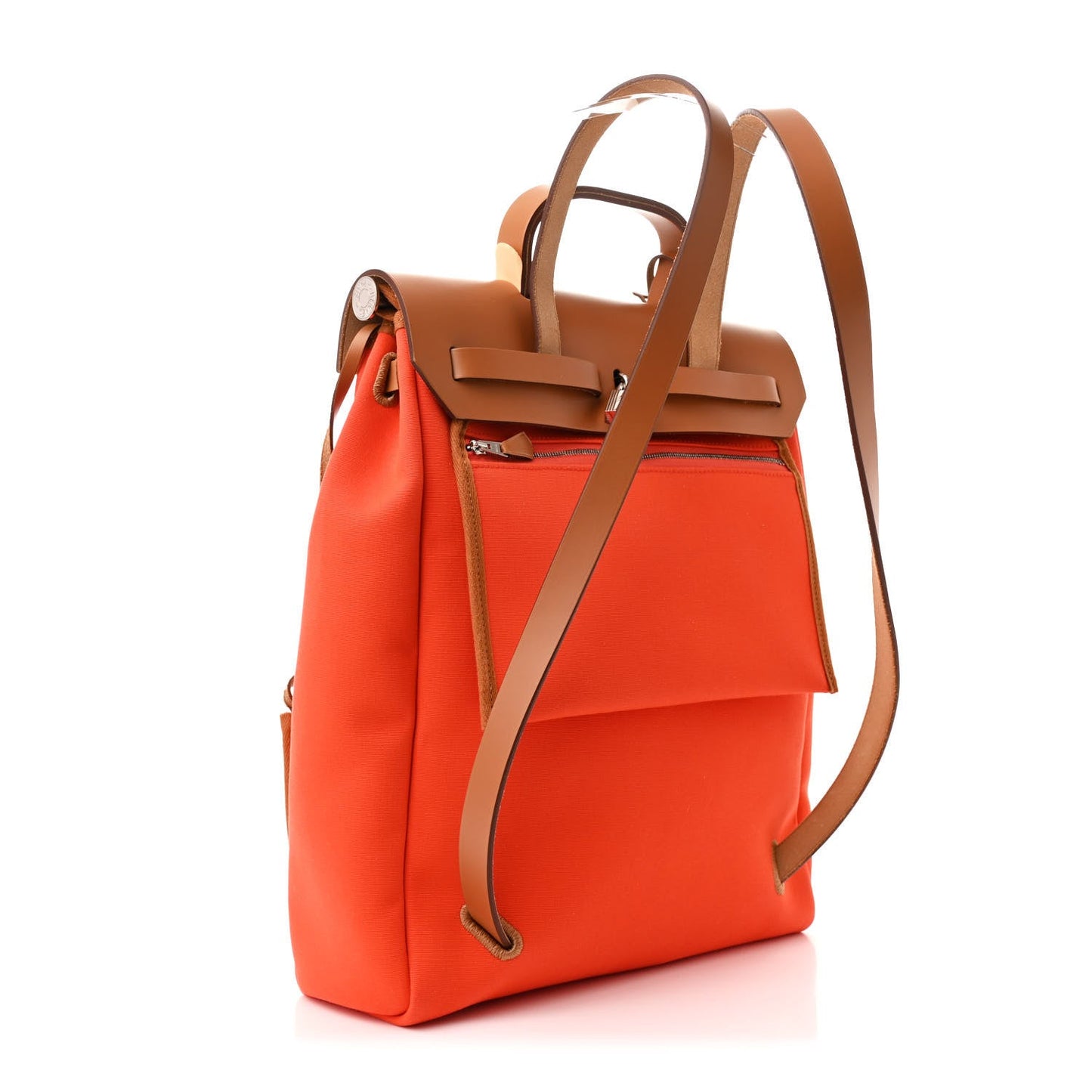 Military Toile Vache Hunter Herbag a Dos Zip Retourne Backpack Orange Mecano Fauve