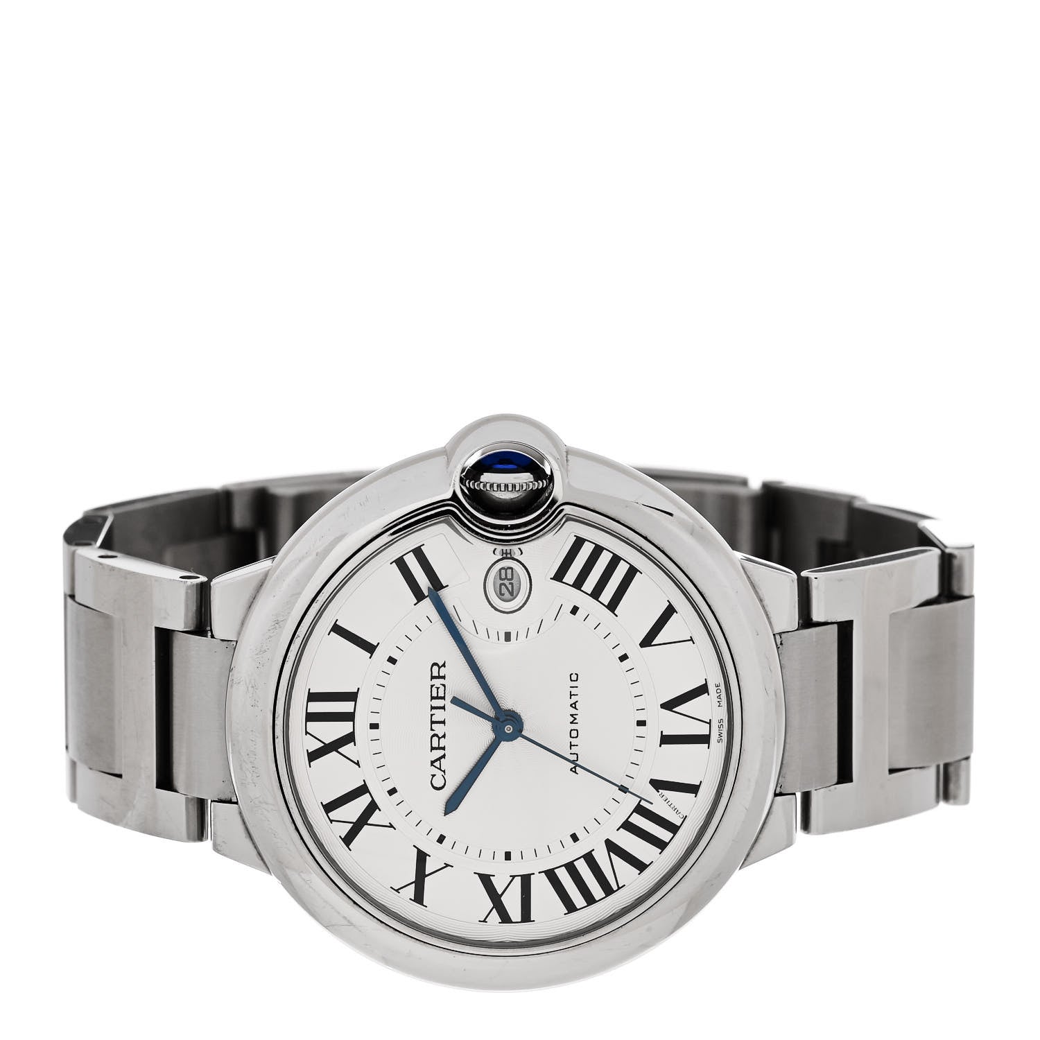 Cartier Stainless Steel 42mm Ballon Bleu De Cartier Automatic Watch 2 of 5