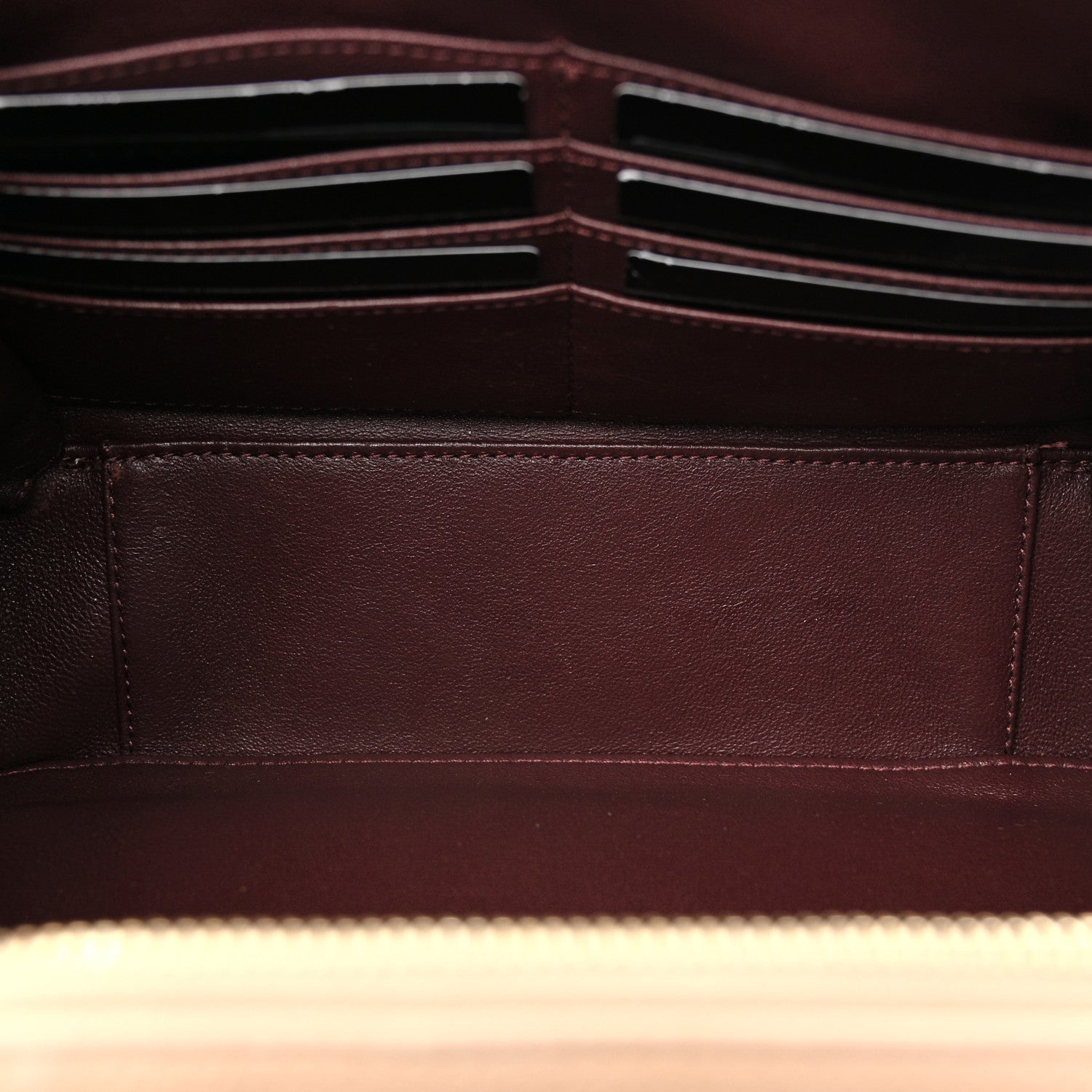 Chanel Caviar Quilted Large CC Filigree Vanity Case Beige Black 6 of 12