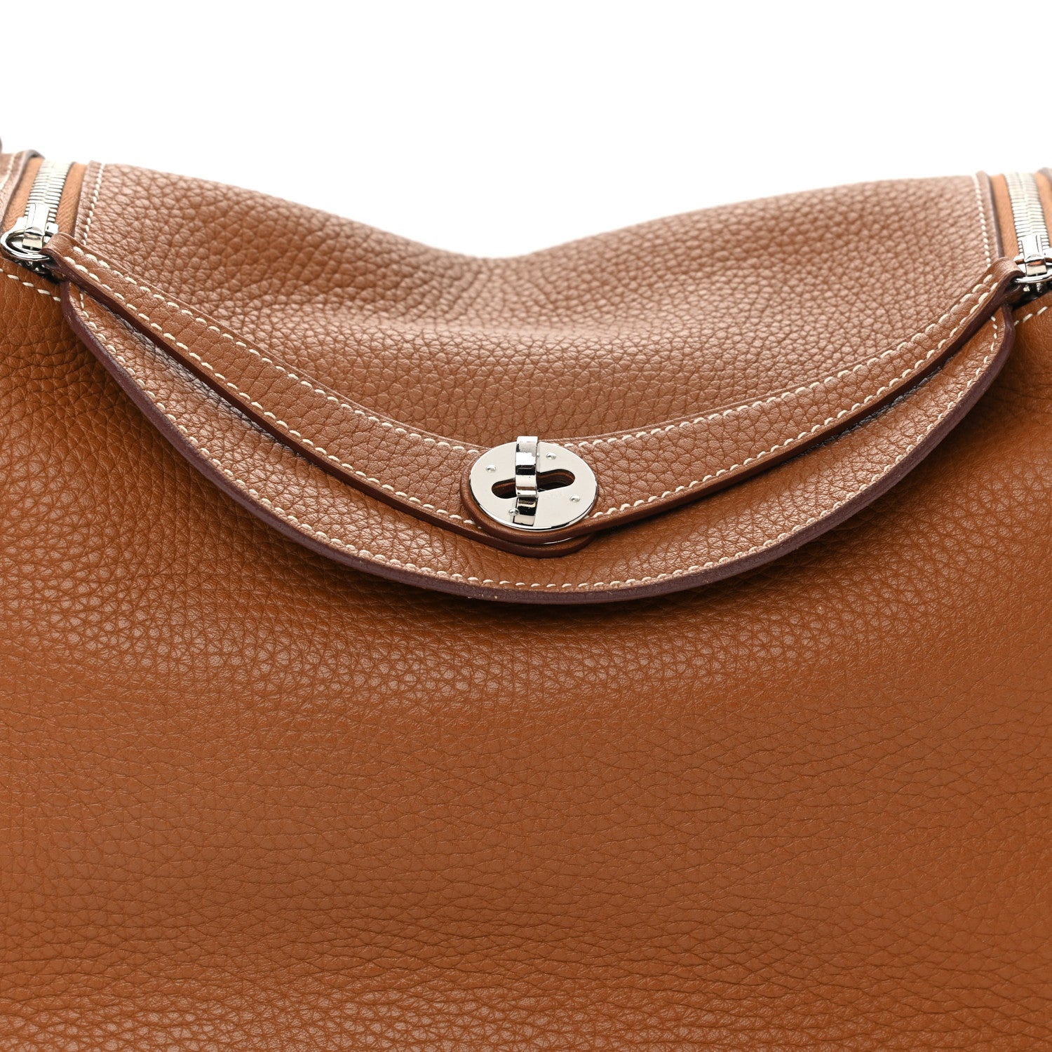 Hermes Taurillon Clemence Lindy 30 Gold 8 of 16