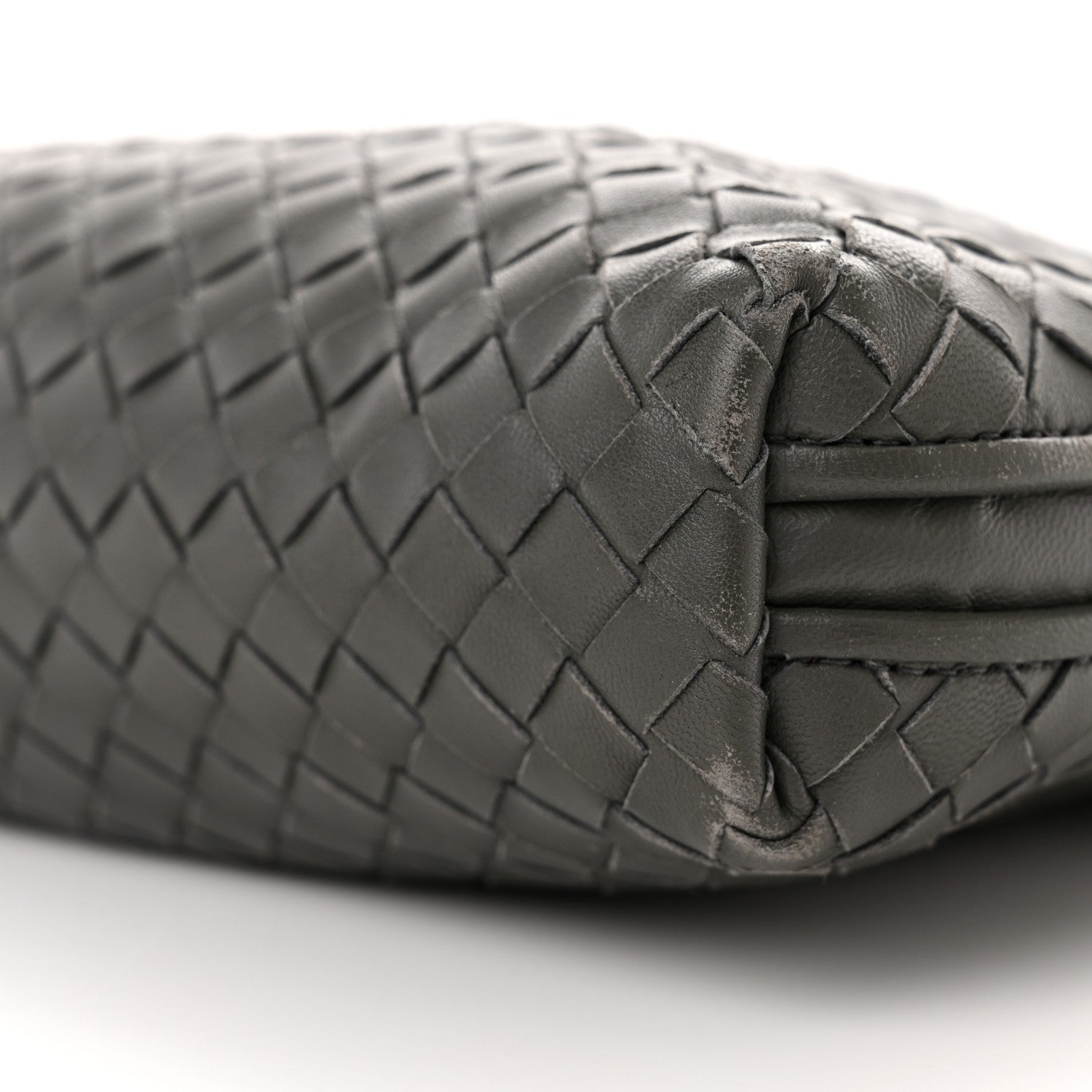Bottega Veneta Nappa Intrecciato Nodini Crossbody Messenger New Light Grey 10 of 16
