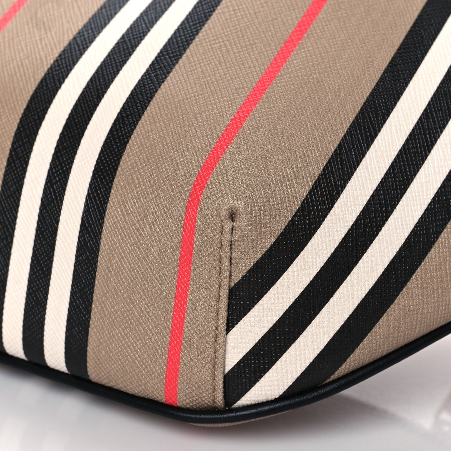 E-Canvas Icon Stripe Sonny Bum Bag Archive Beige