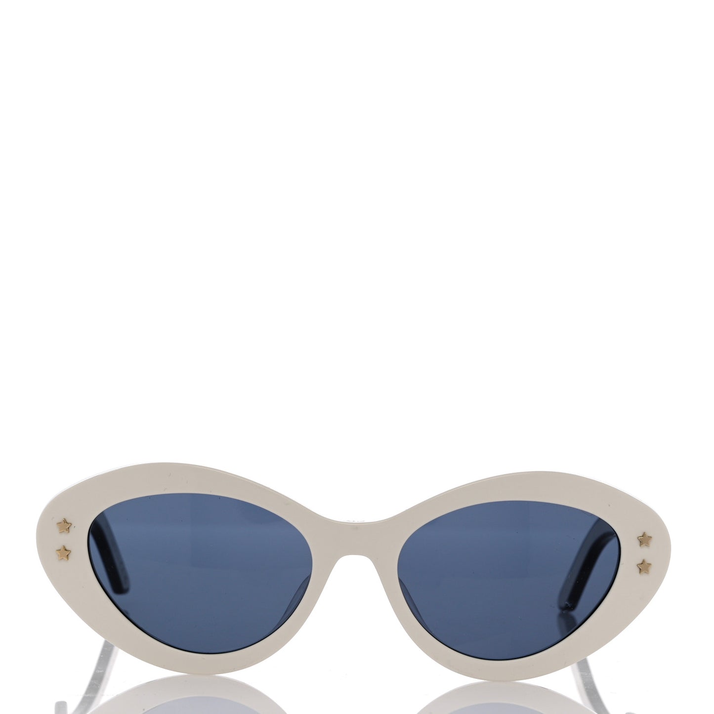 Diorpacific B1U Butterfly Sunglasses Ivory