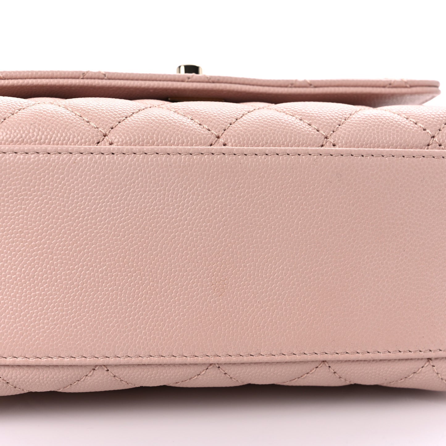 Caviar Quilted Extra Mini Coco Handle Flap Light Pink