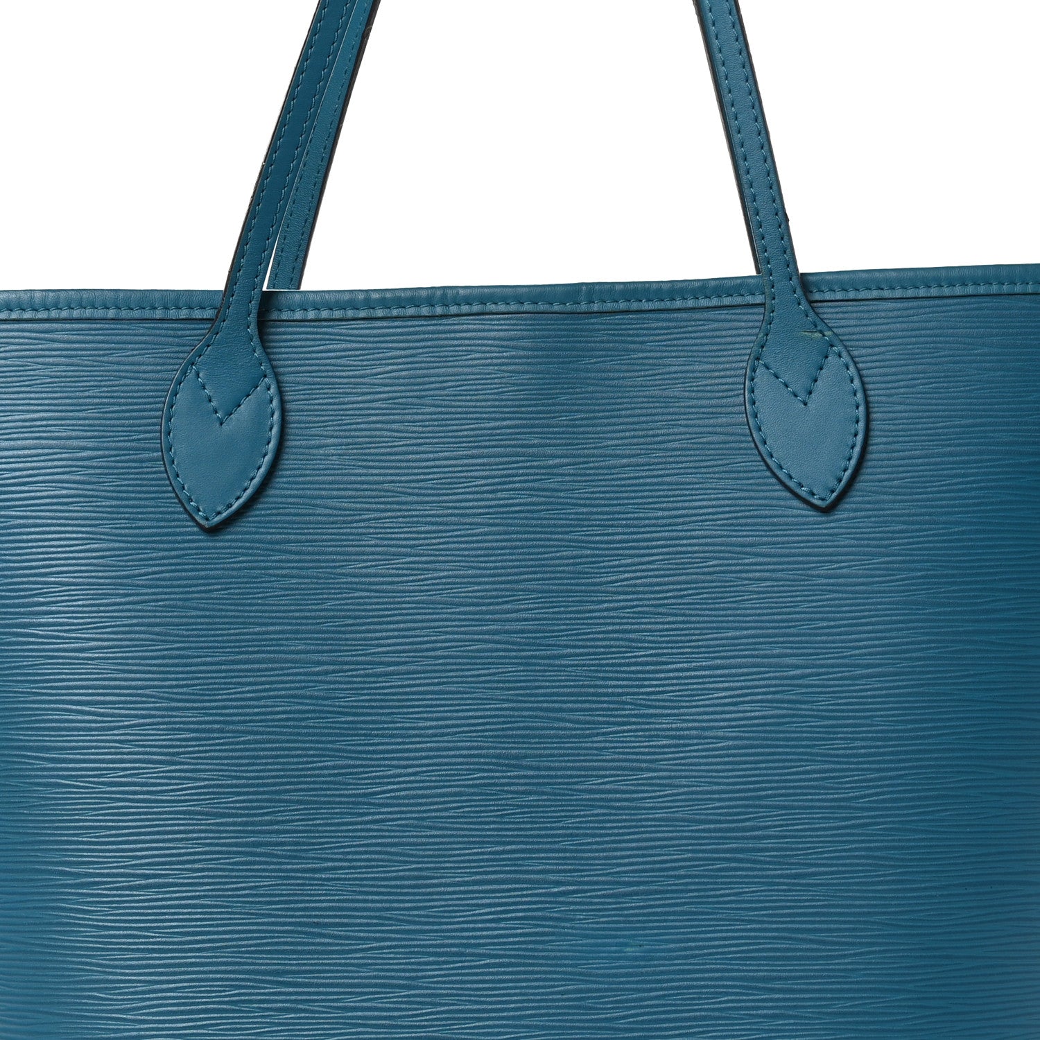 Louis Vuitton Epi Neverfull MM Cyan 8 of 15