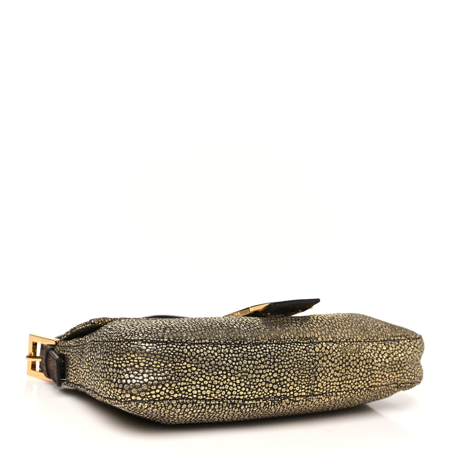 Metallic Canvas Baguette Gold