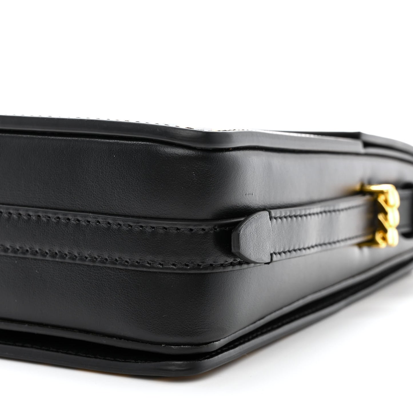 Calfskin Leopard Large Grace Bag Dark Mustard