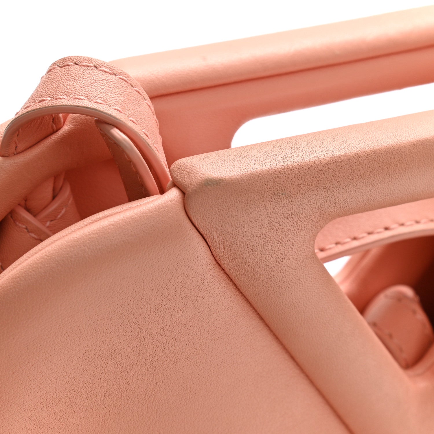 Bottega Veneta Calfskin Small The Point Triangle Bag Peachy 8 of 8