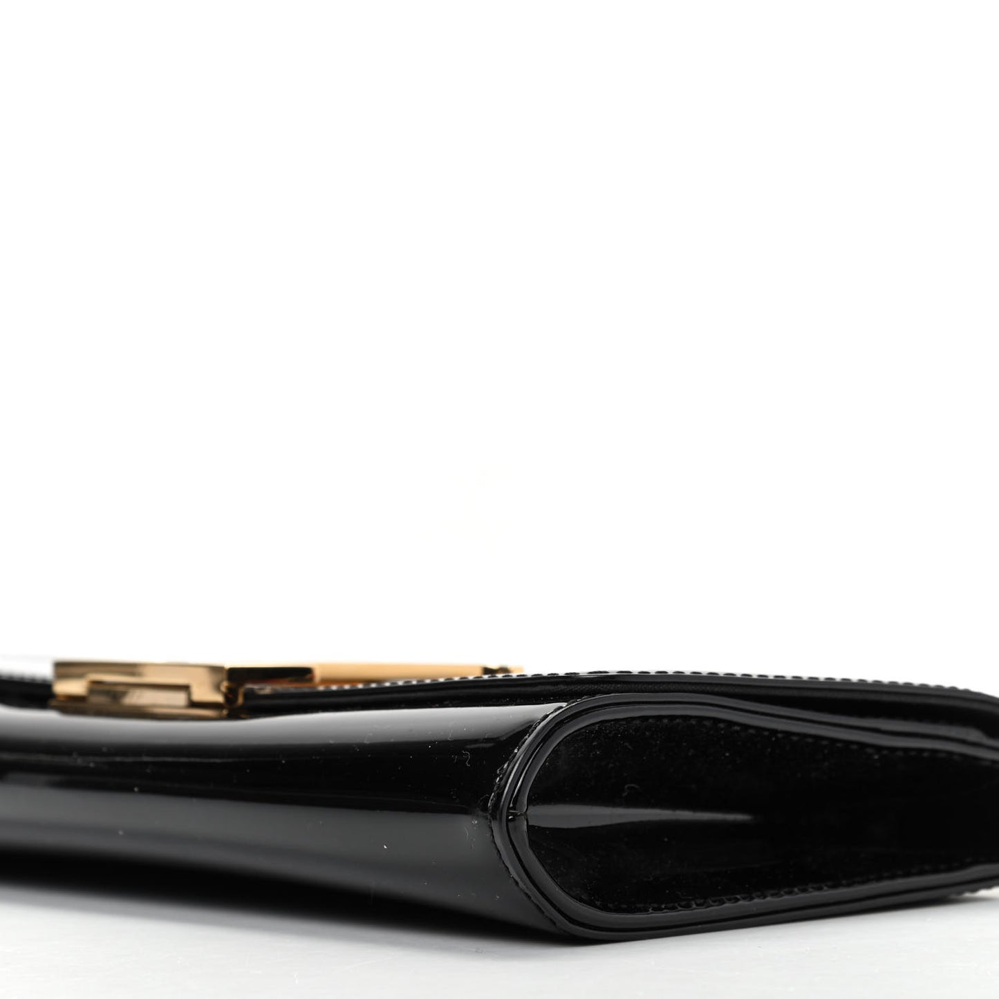 Patent Louise EW Clutch Black