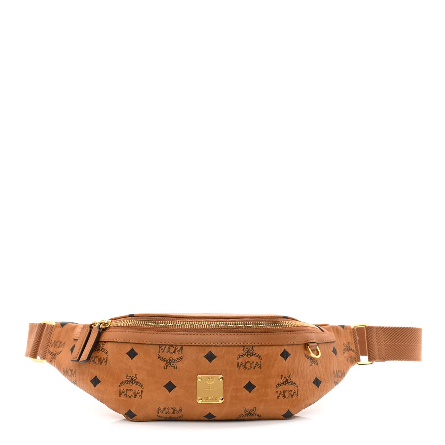Visetos Small Fusten Belt Bag Cognac