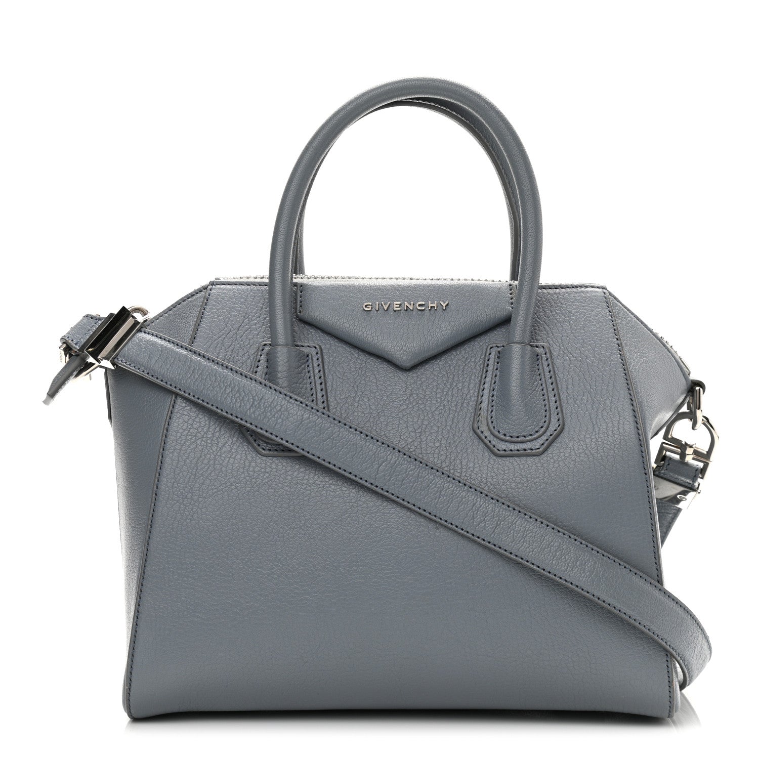 Givenchy Sugar Goatskin Small Antigona Pearl Grey 1 of 14