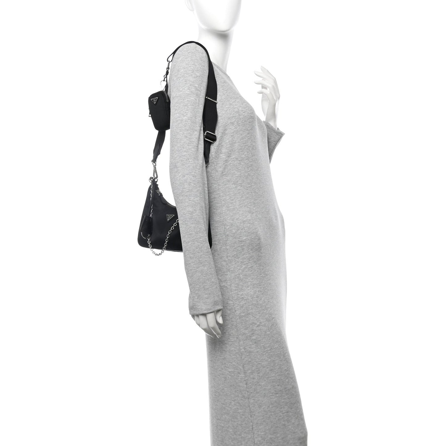 Nylon Re-Edition 2005 Shoulder Bag Black