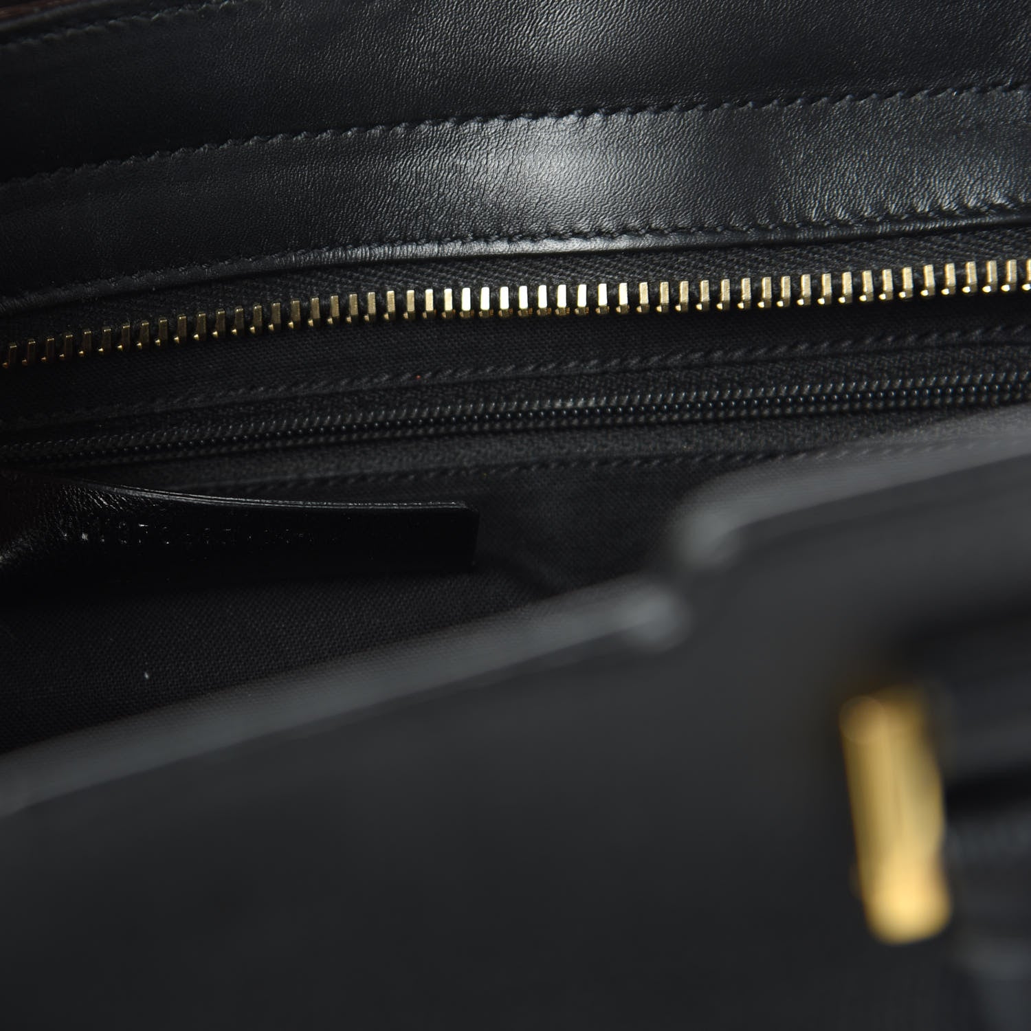 Saint Laurent Textured Calfskin Small Classic Y Cabas Black 9 of 10