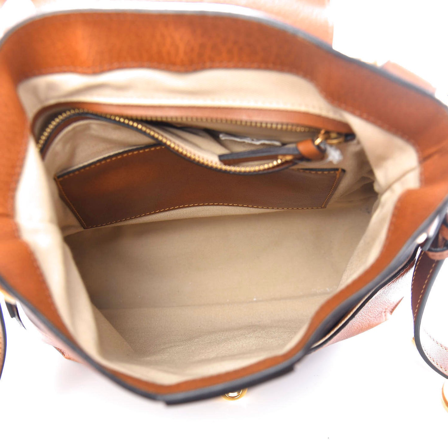 Grained Lambskin Small Lexa Shoulder Bag Mustard Brown