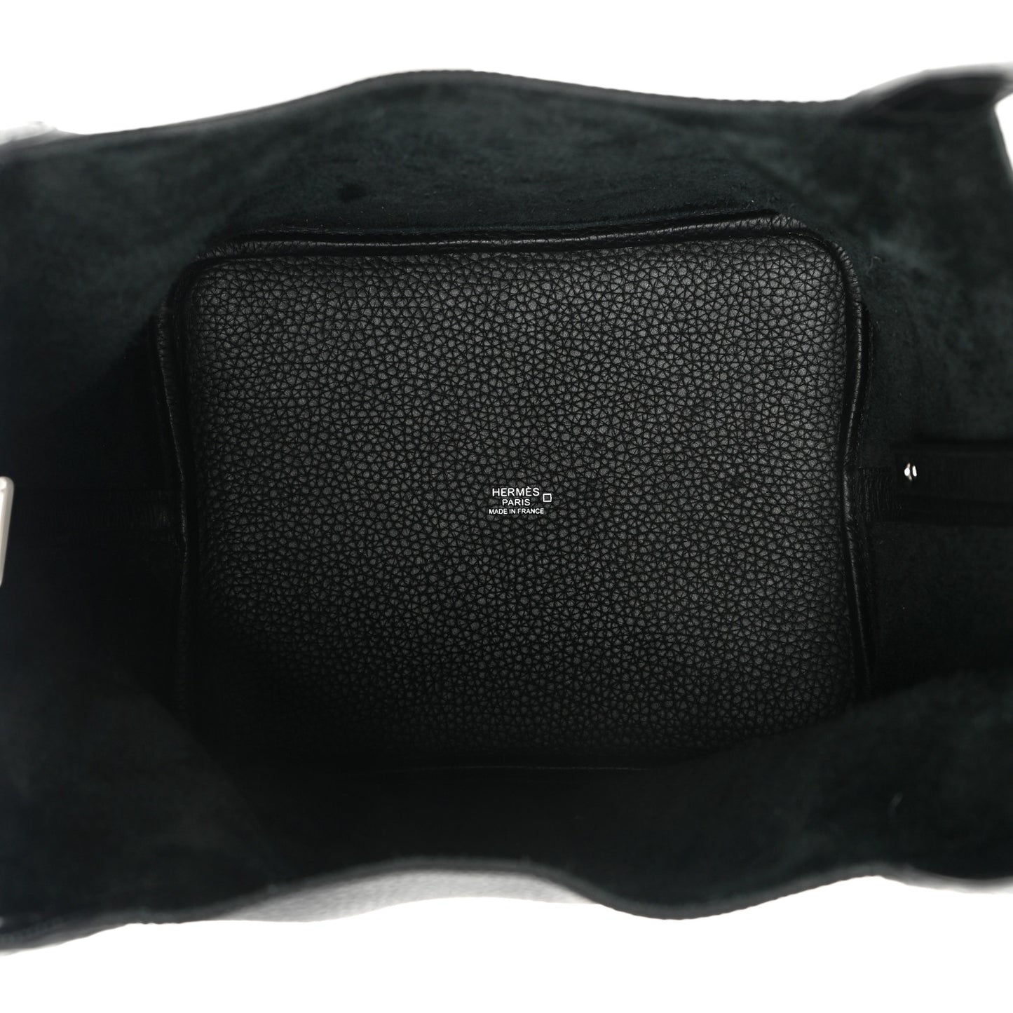 Taurillon Clemence Matte Alligator Picotin Lock Touch 22 MM Black