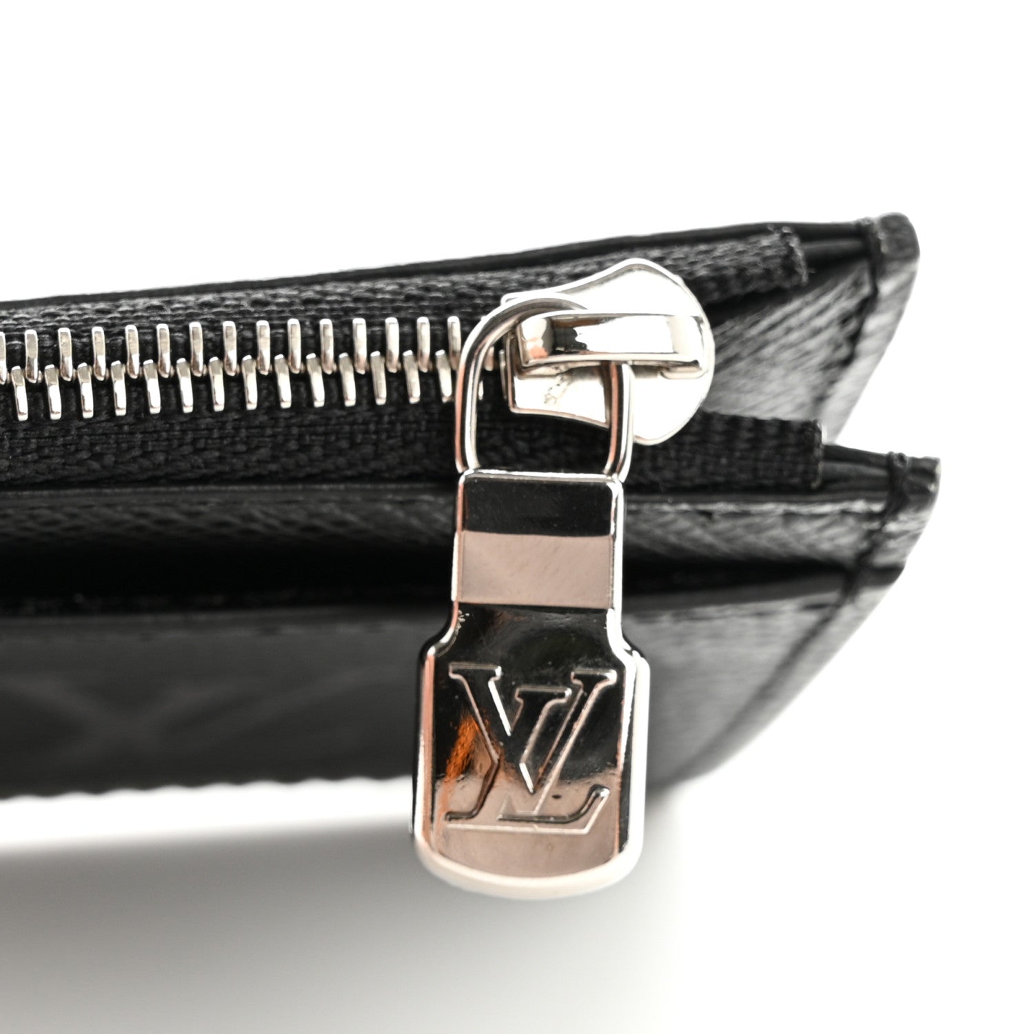 Louis Vuitton Monogram Eclipse Taiga Coin Card Holder 8 of 9