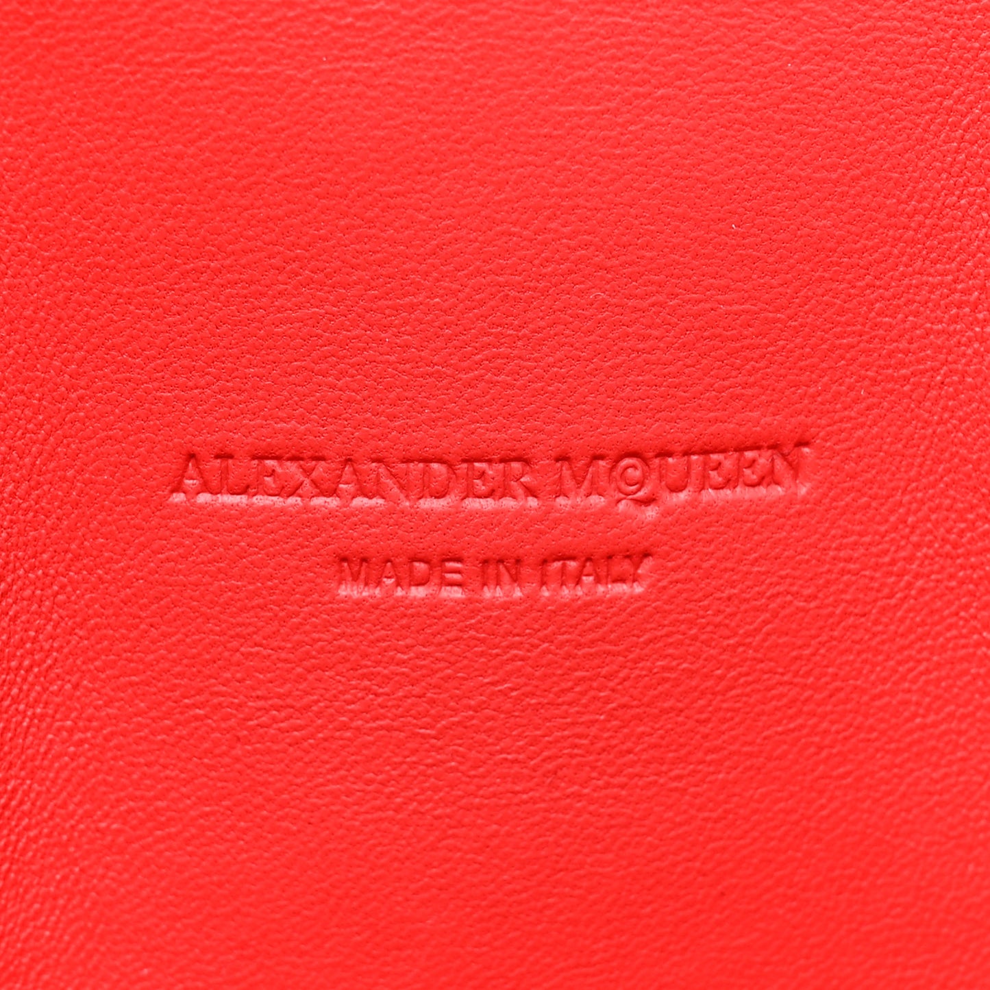 Patent Skull Lock Envelope Clutch Red