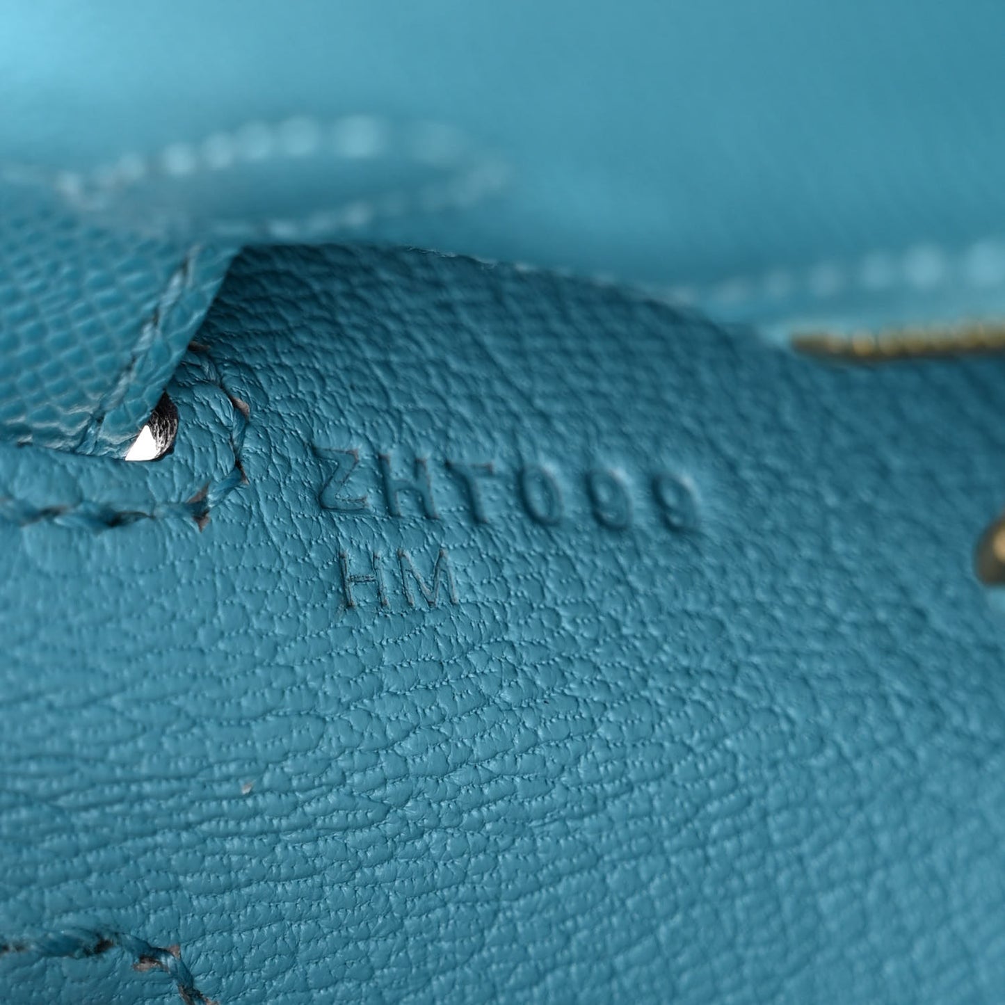 Madame Calfskin Kelly Sellier 25 Bleu du Nord