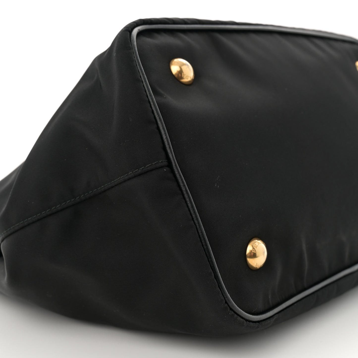 Tessuto Nylon Soft Calf Tote Black