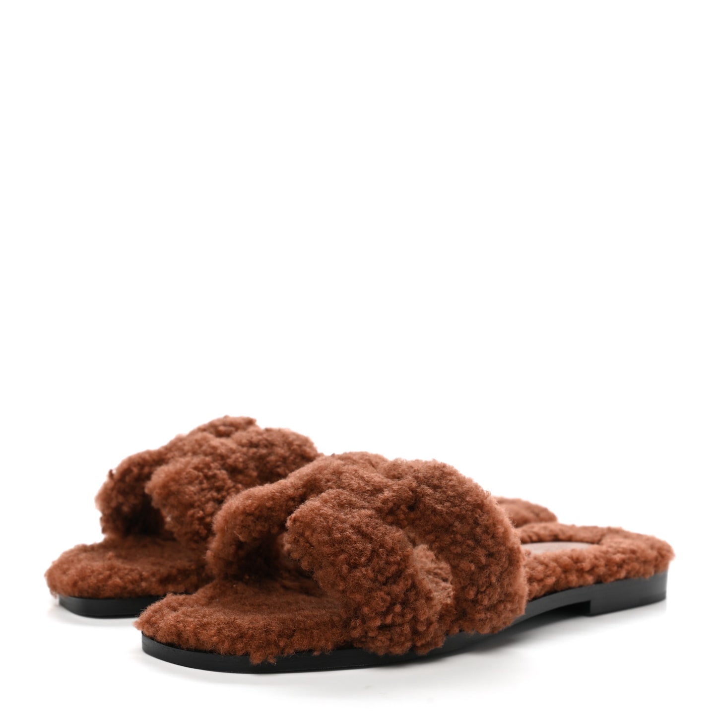 Woolskin Oran Sandals 36 Cognac