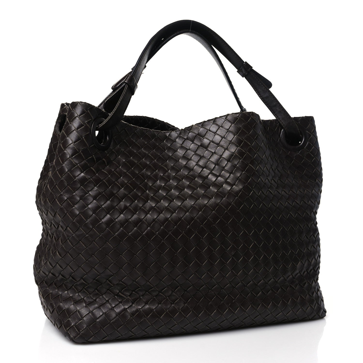 Bottega Veneta Nappa Intrecciato Garda Bag Ebano 3 of 11
