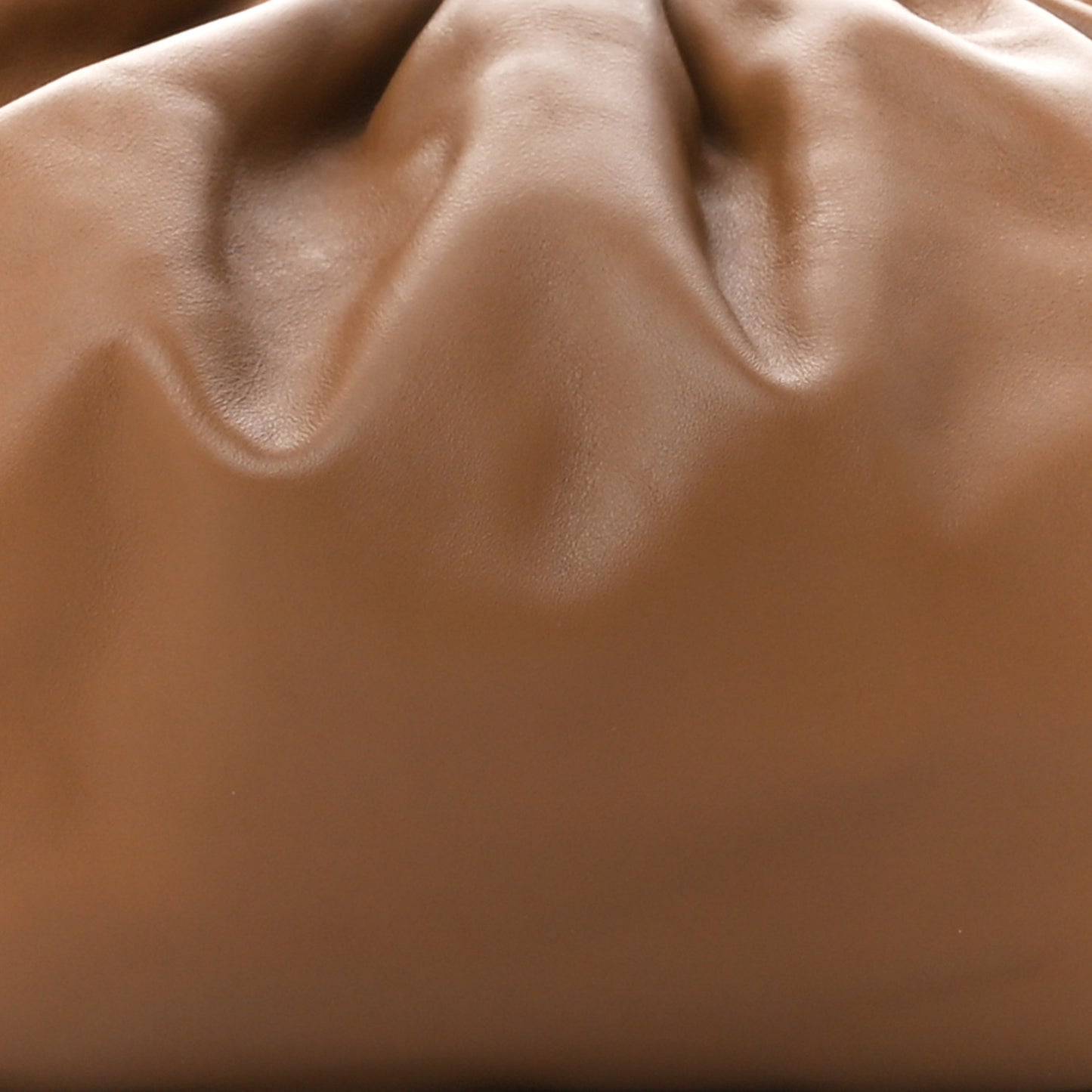 Smooth Butter Calf The Pouch Oversized Clutch Teak