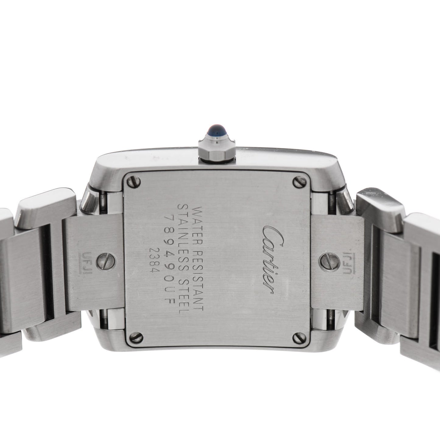 Stainless Steel 20mm Tank Francaise Quartz Watch