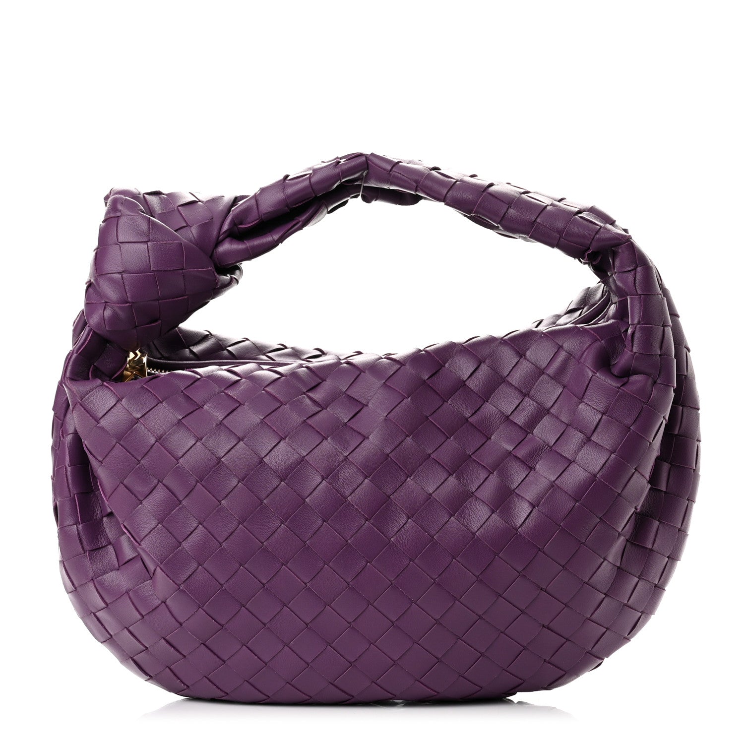 Bottega Veneta Nappa Intrecciato Teen Jodie Hobo Eggplant 1 of 8