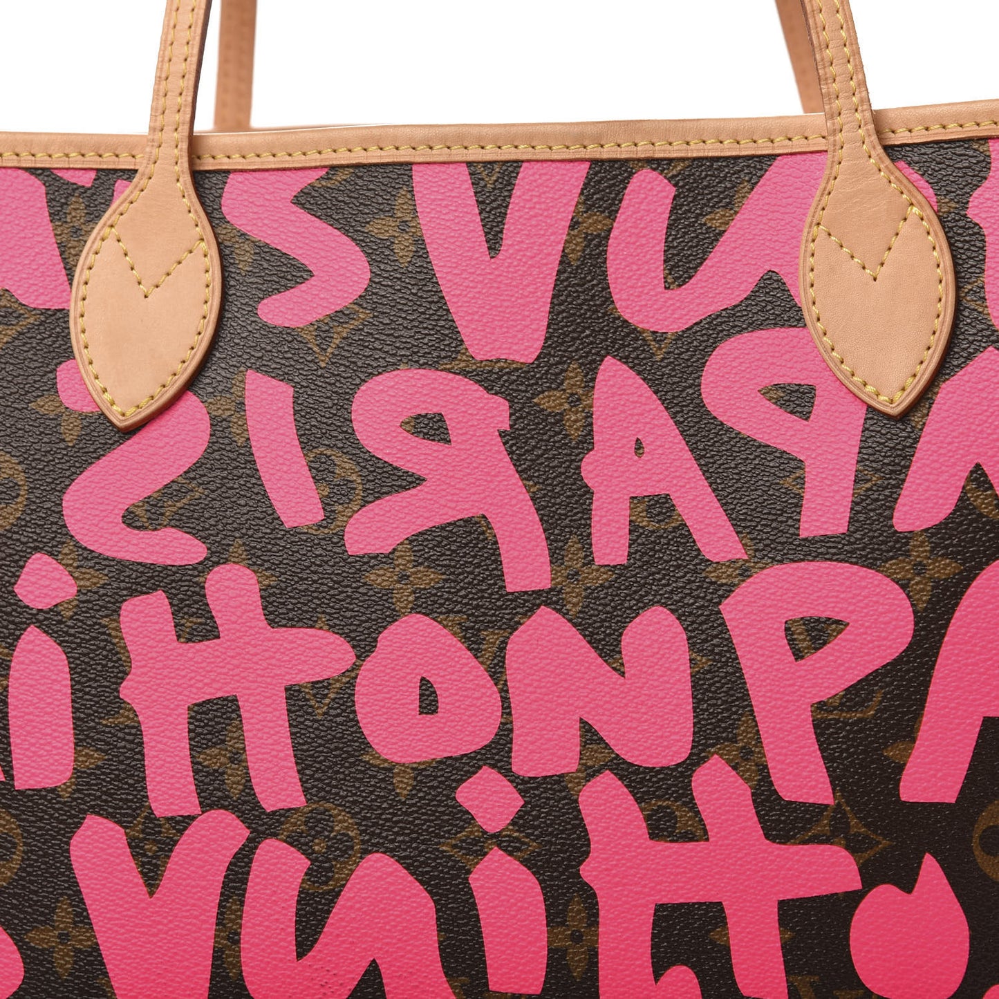 Monogram Graffiti Neverfull GM Fuchsia