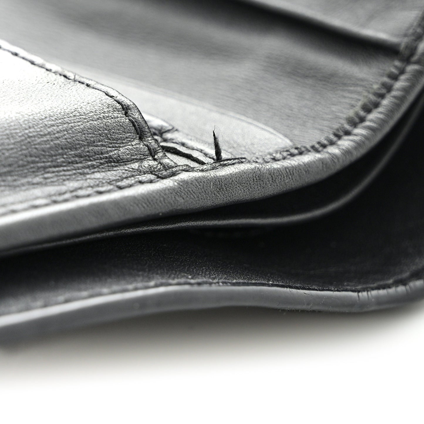 Nappa Intrecciato Bi-Fold Wallet Grey